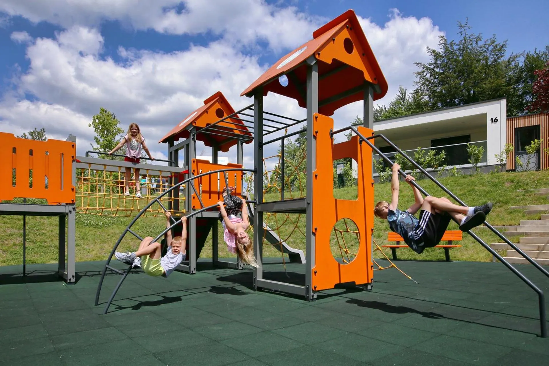 Children play ground in Mobile Homes Camping Plitvice