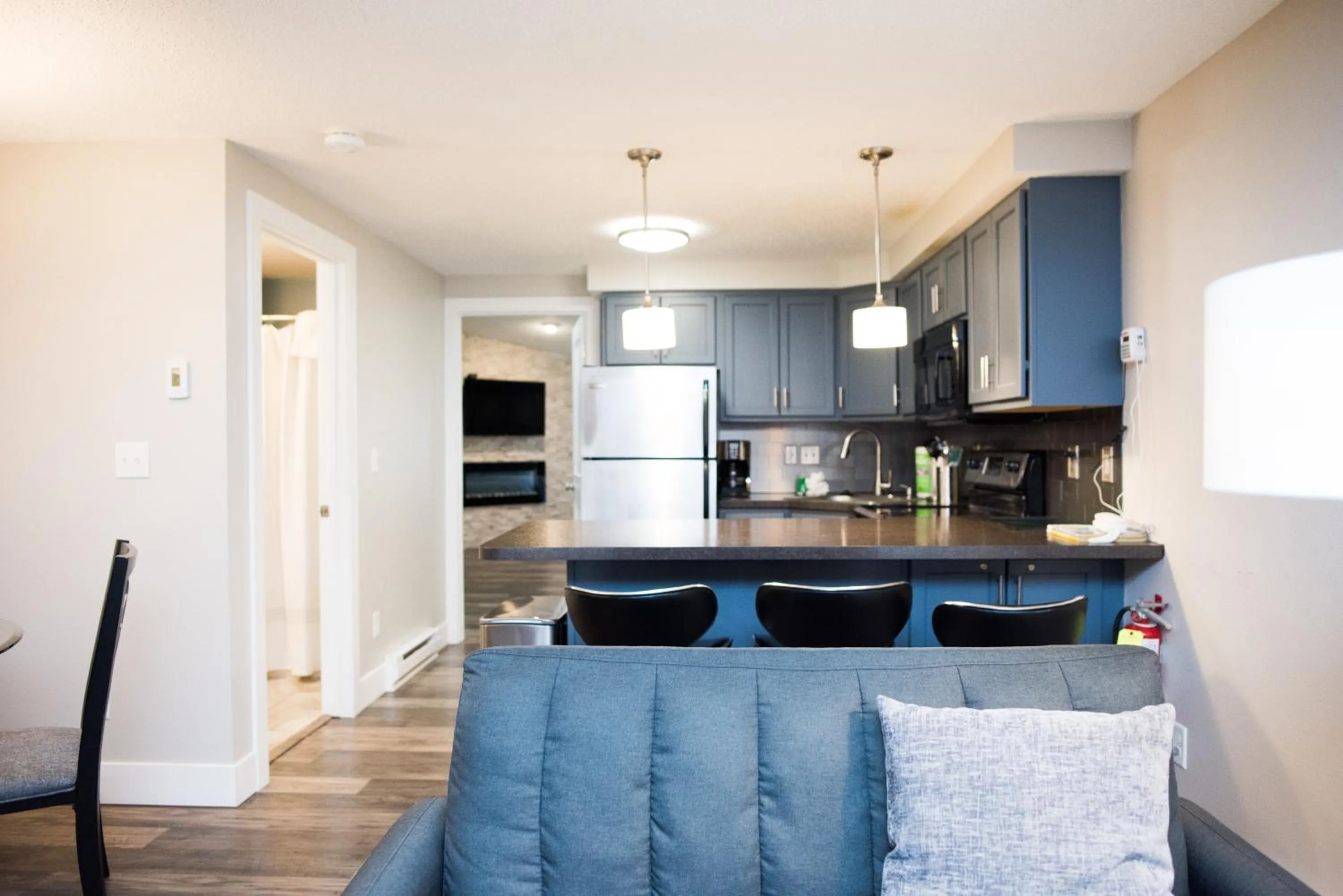 Seating area in Caribbean Club Resort