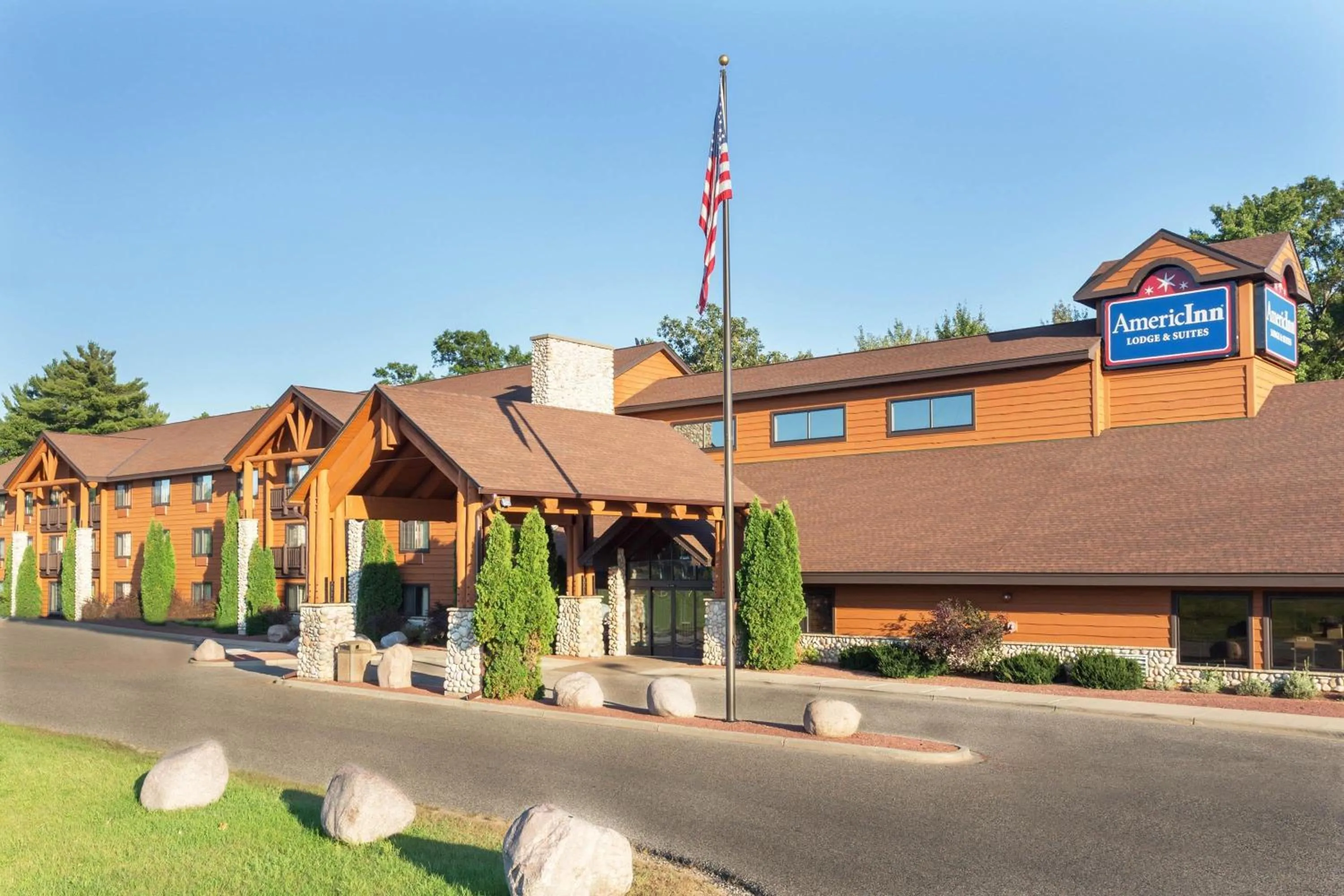 Property building in AmericInn by Wyndham Wisconsin Dells
