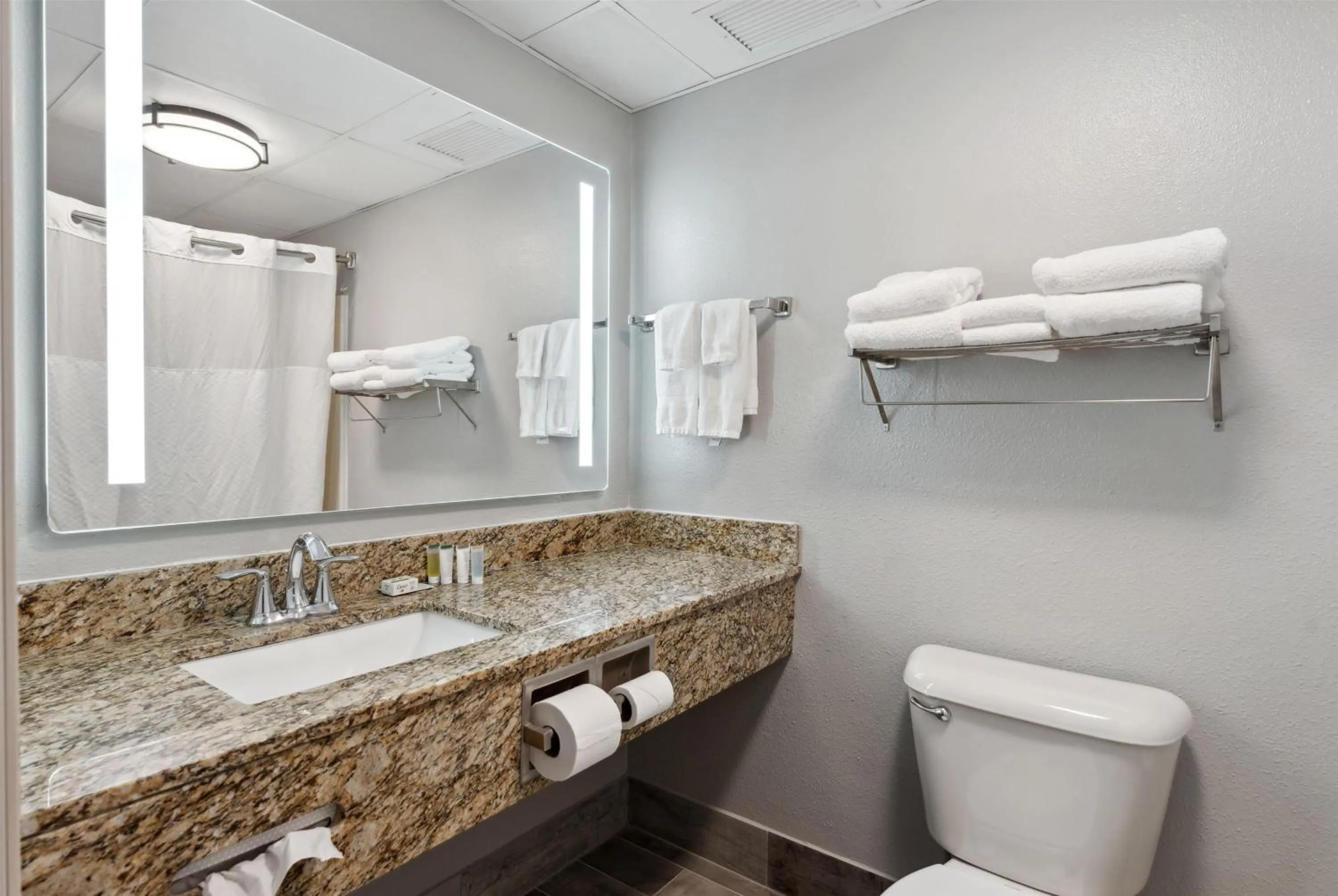 Bathroom in AmericInn by Wyndham Wisconsin Dells