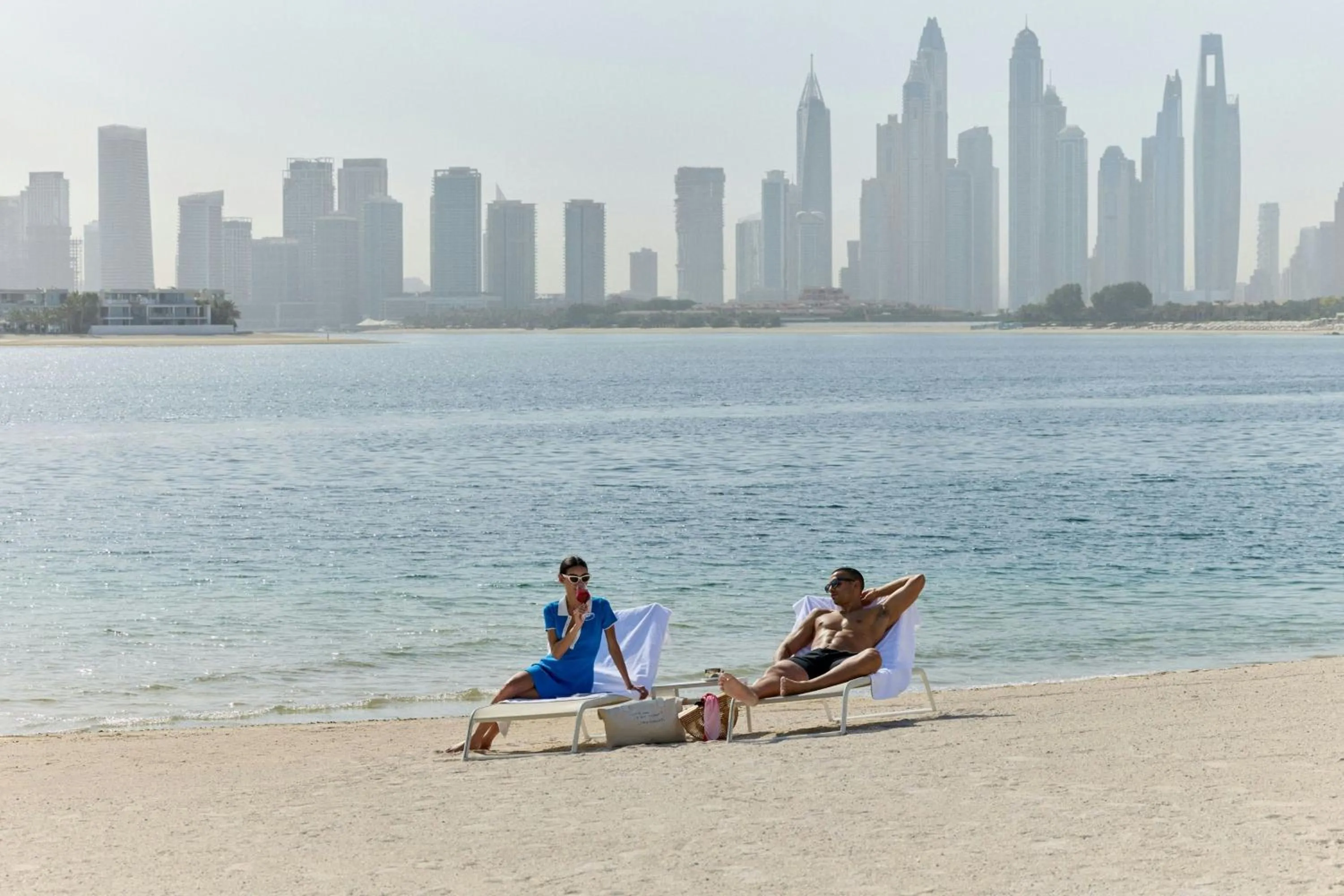 Beach in W Dubai - The Palm