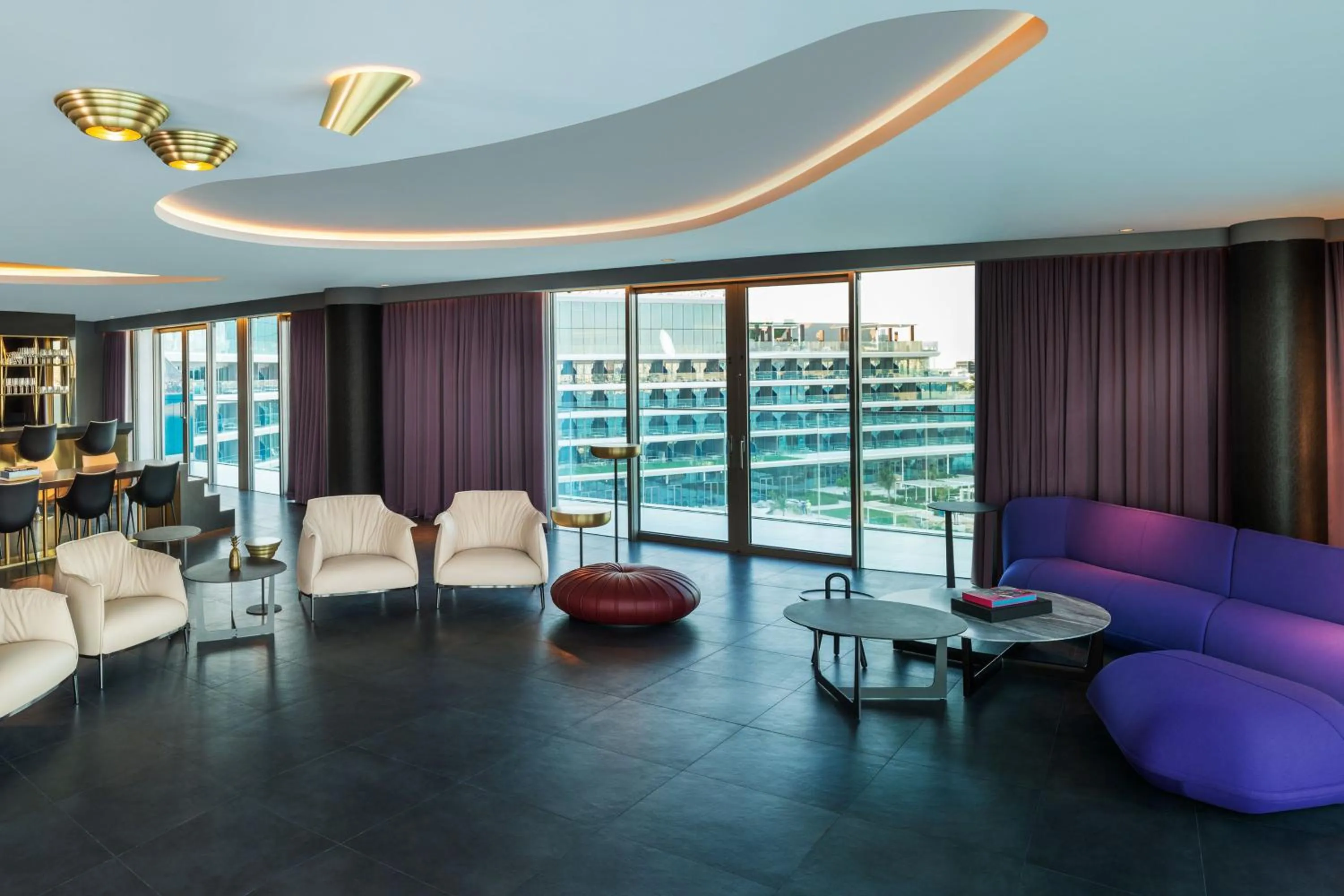 Living room in W Dubai - The Palm