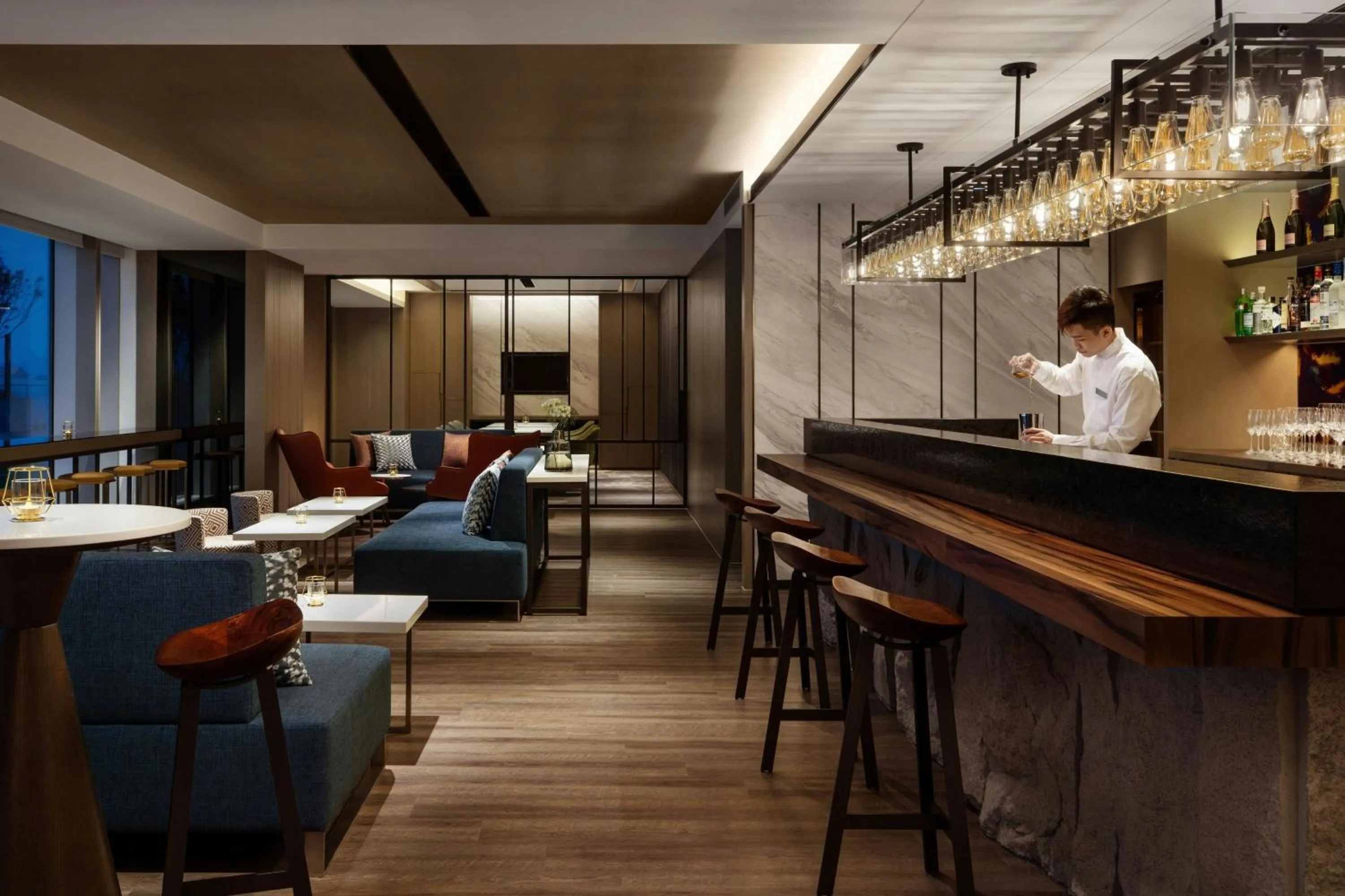 Lounge or bar in Courtyard by Marriott Taipei Downtown