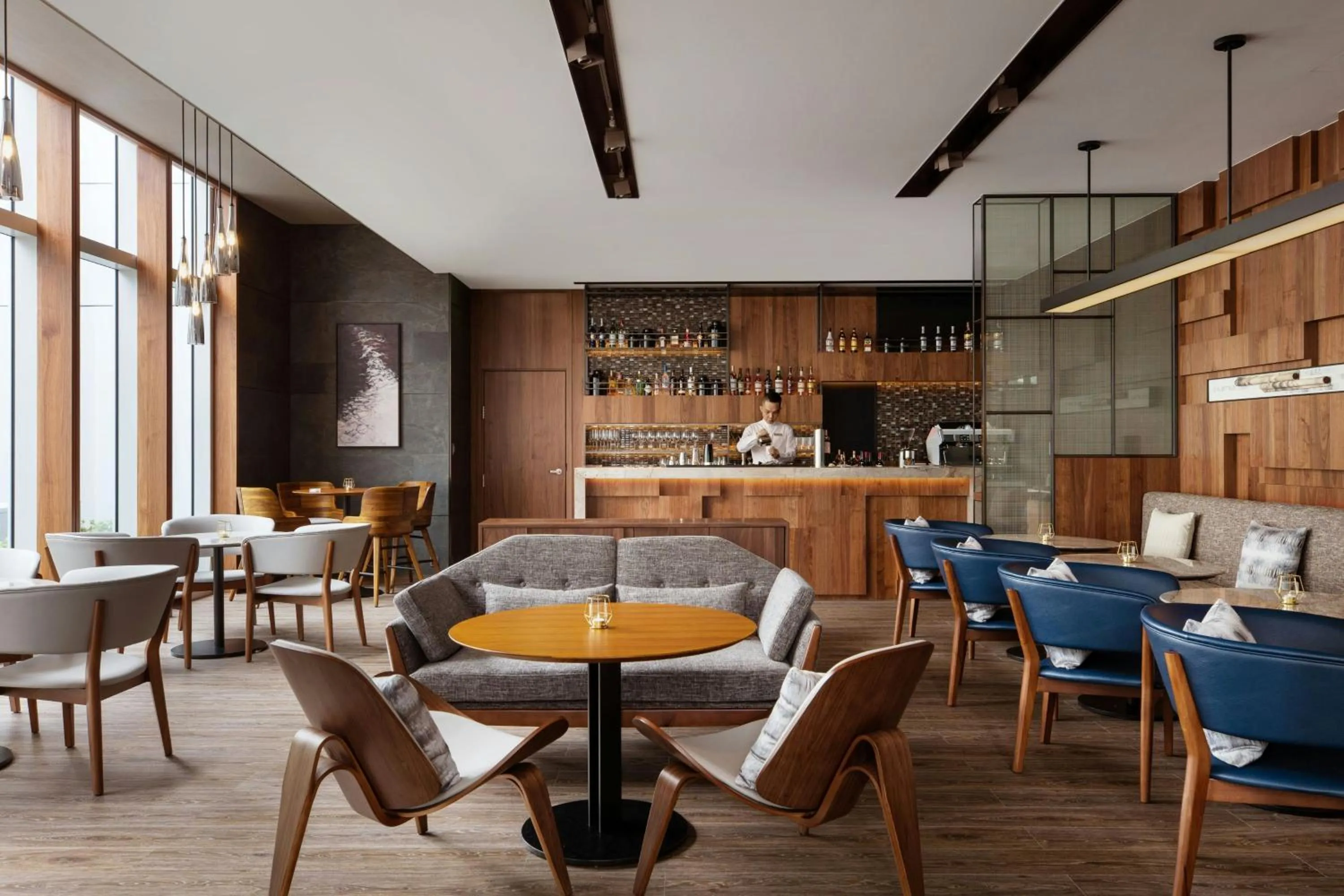 Lounge or bar in Courtyard by Marriott Taipei Downtown