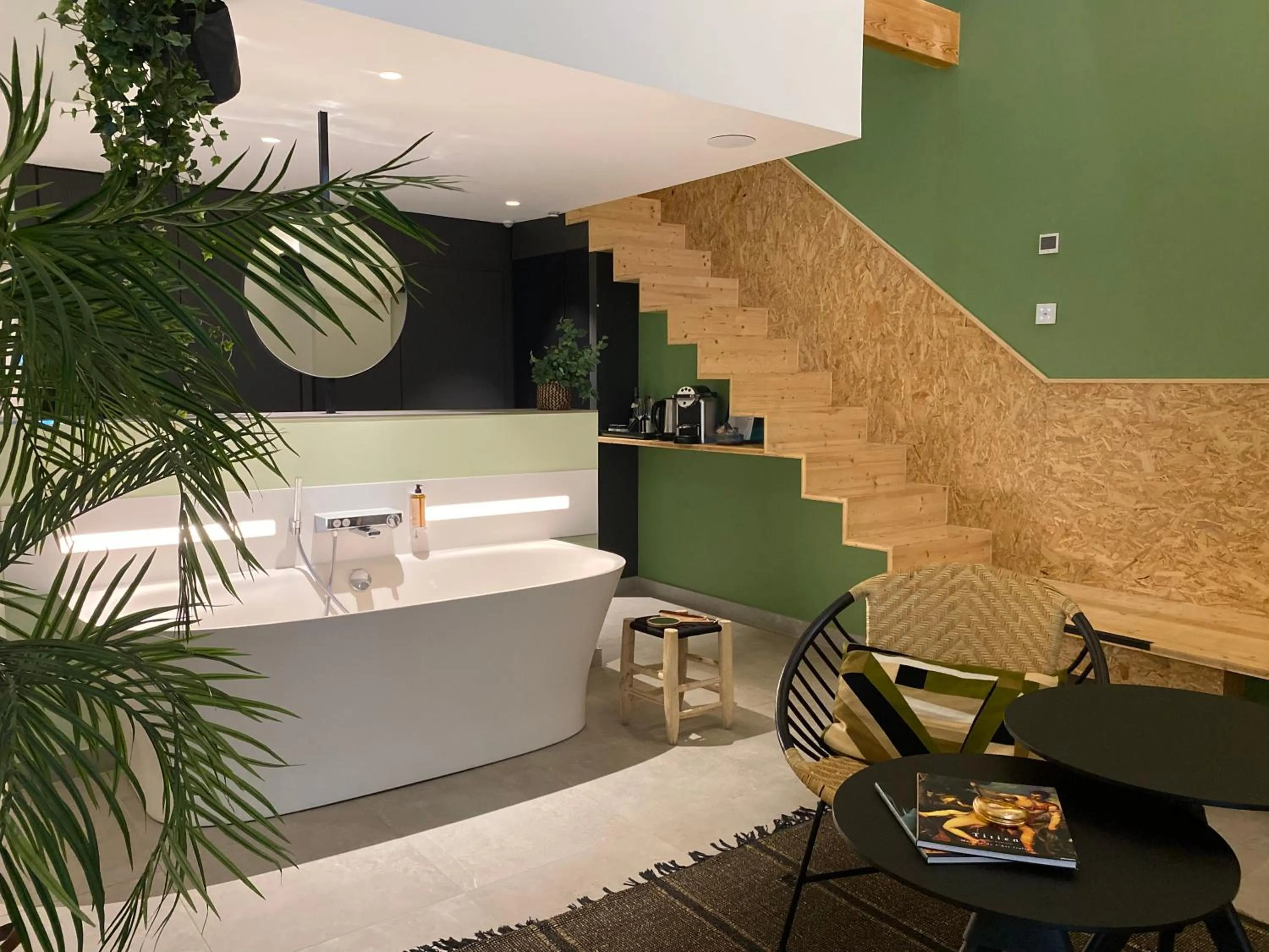 Living room in MiHotel Comte