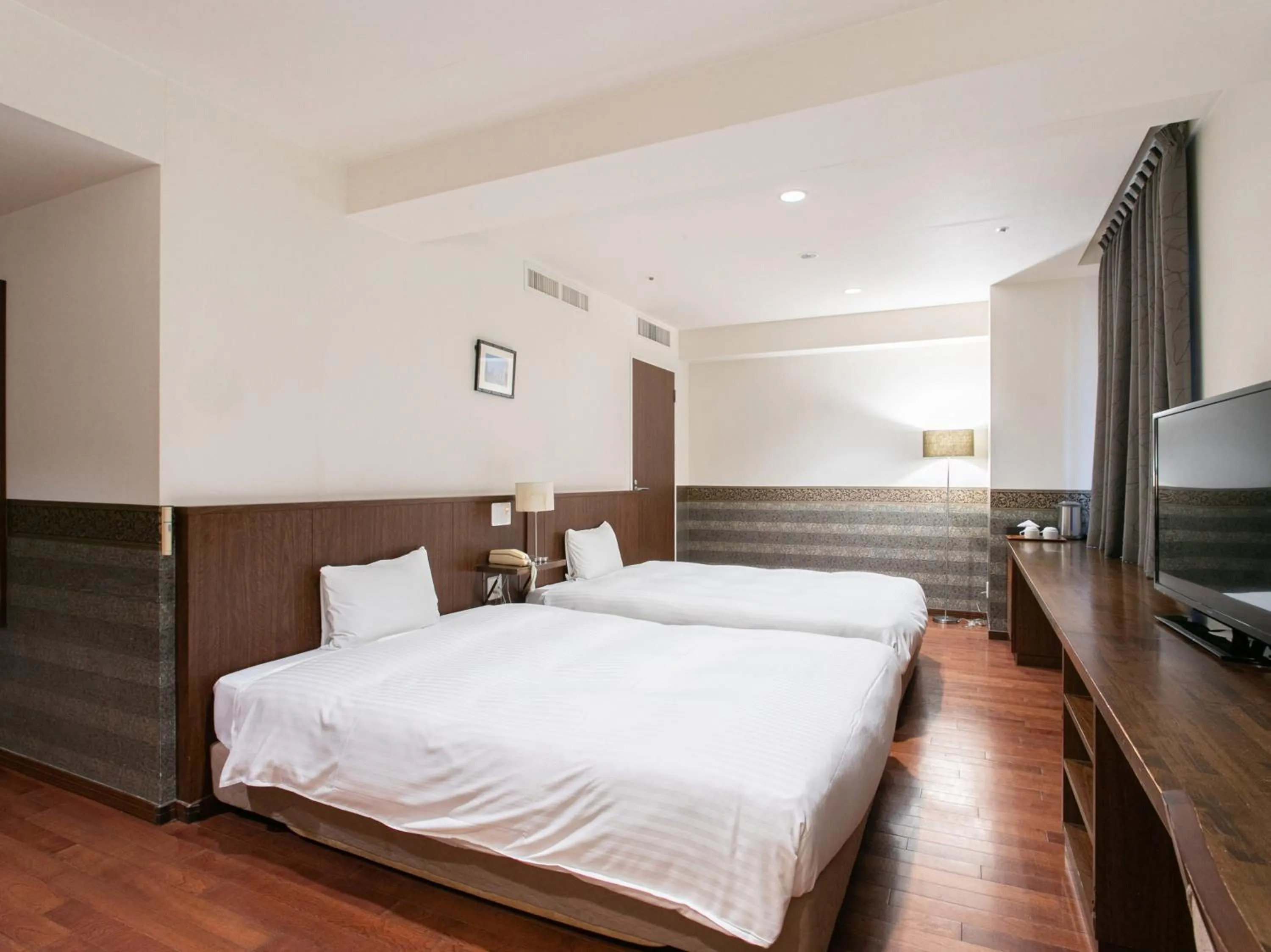 Photo of the whole room, Bed in Sutton Hotel Hakata City