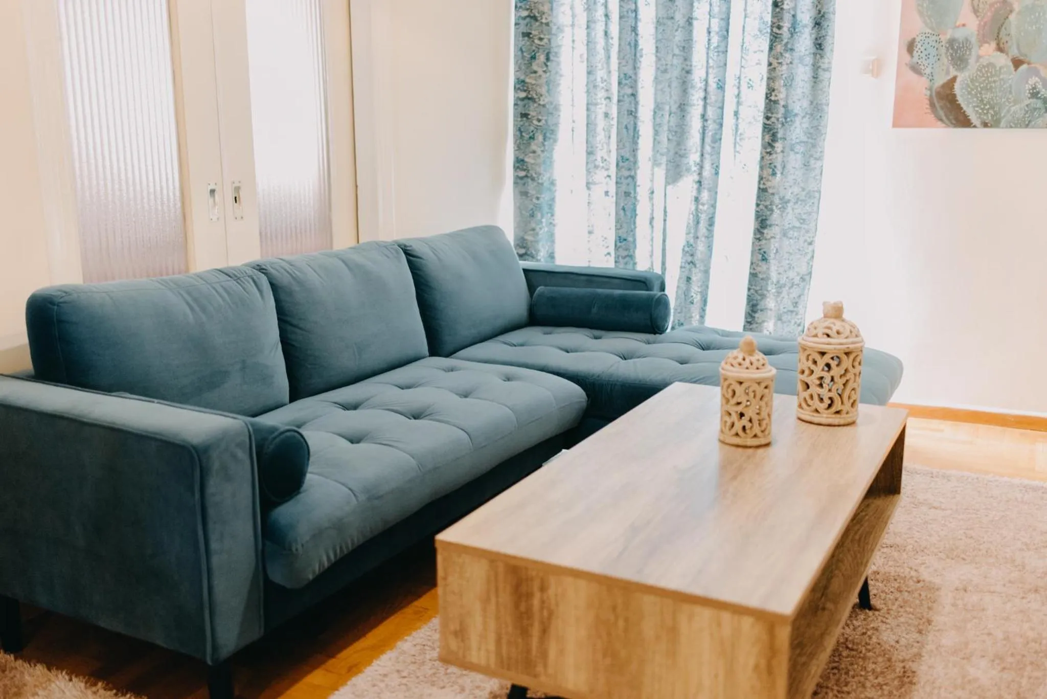 Living room in BEST HOUSE, KAPODISTRIOU, PSILA ALONIA