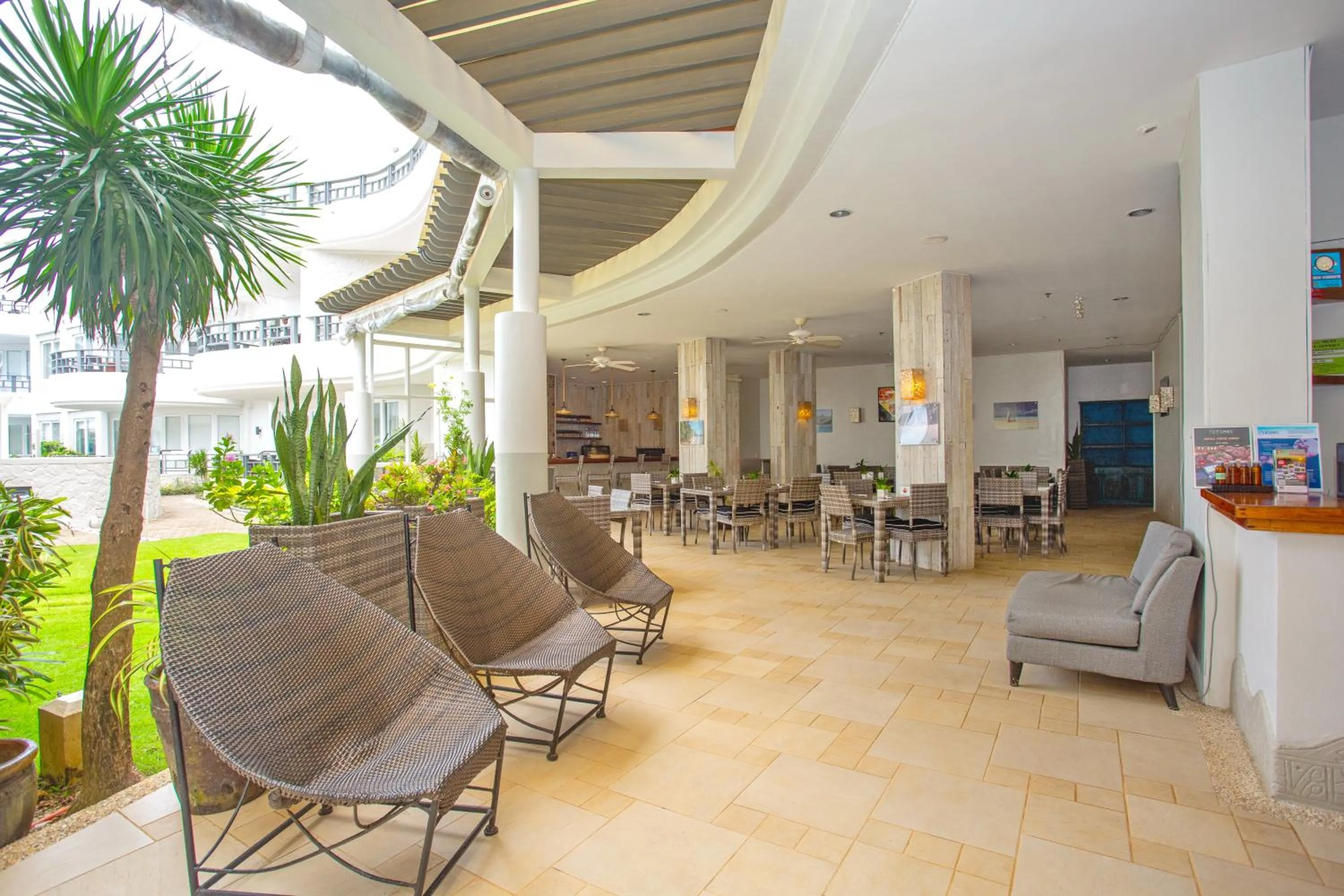 Seating area in 7Stones Boracay