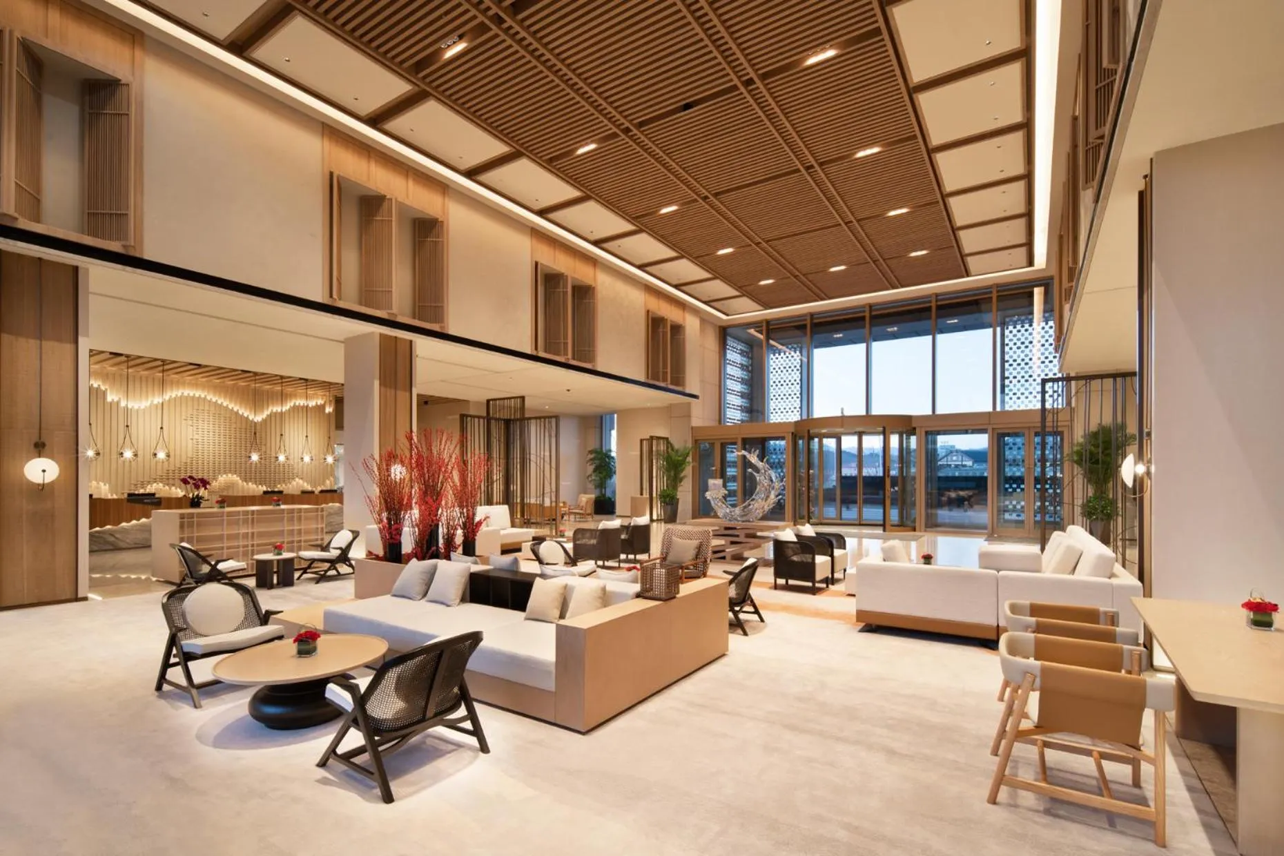 Lobby or reception in Crowne Plaza Zunhua Hot Spring Town by IHG