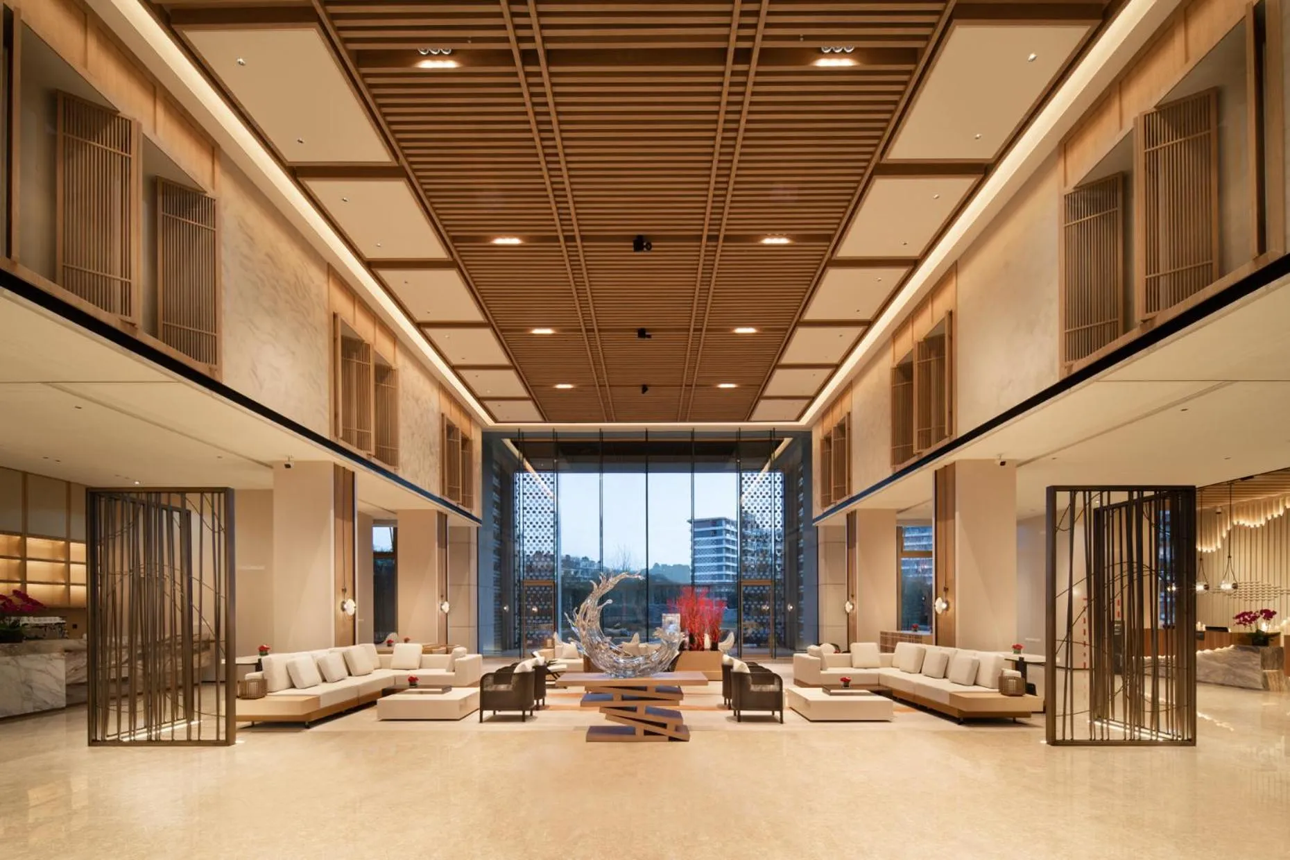 Lobby or reception in Crowne Plaza Zunhua Hot Spring Town by IHG