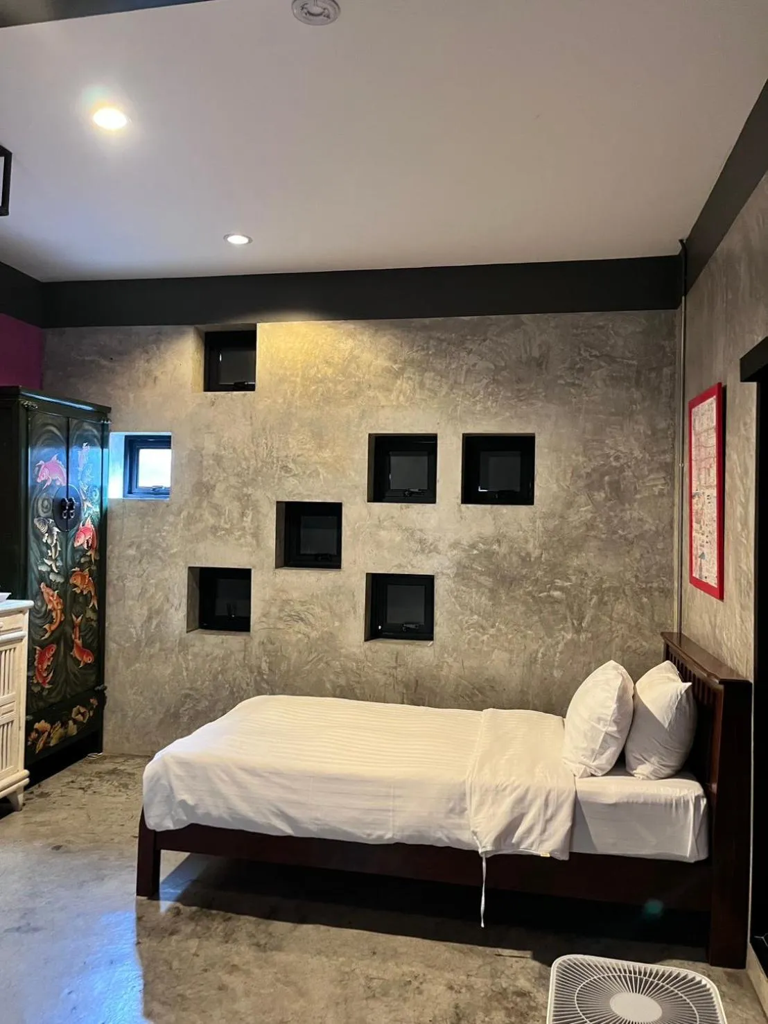 Bedroom, Bed in Villa Thapae