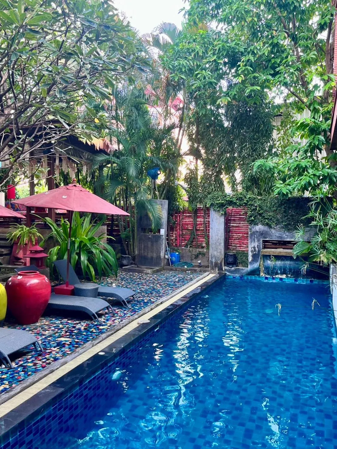 Garden in Villa Thapae