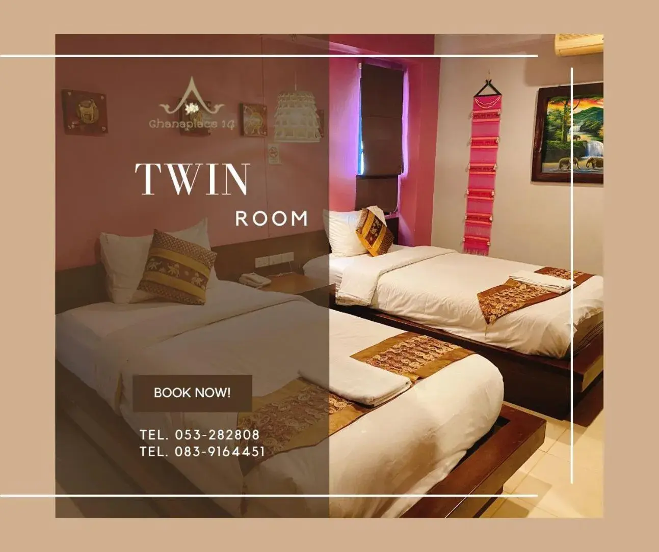 Standard Twin Room in Chanaplace Lanna Standard Twin Room in Chanaplace Lanna