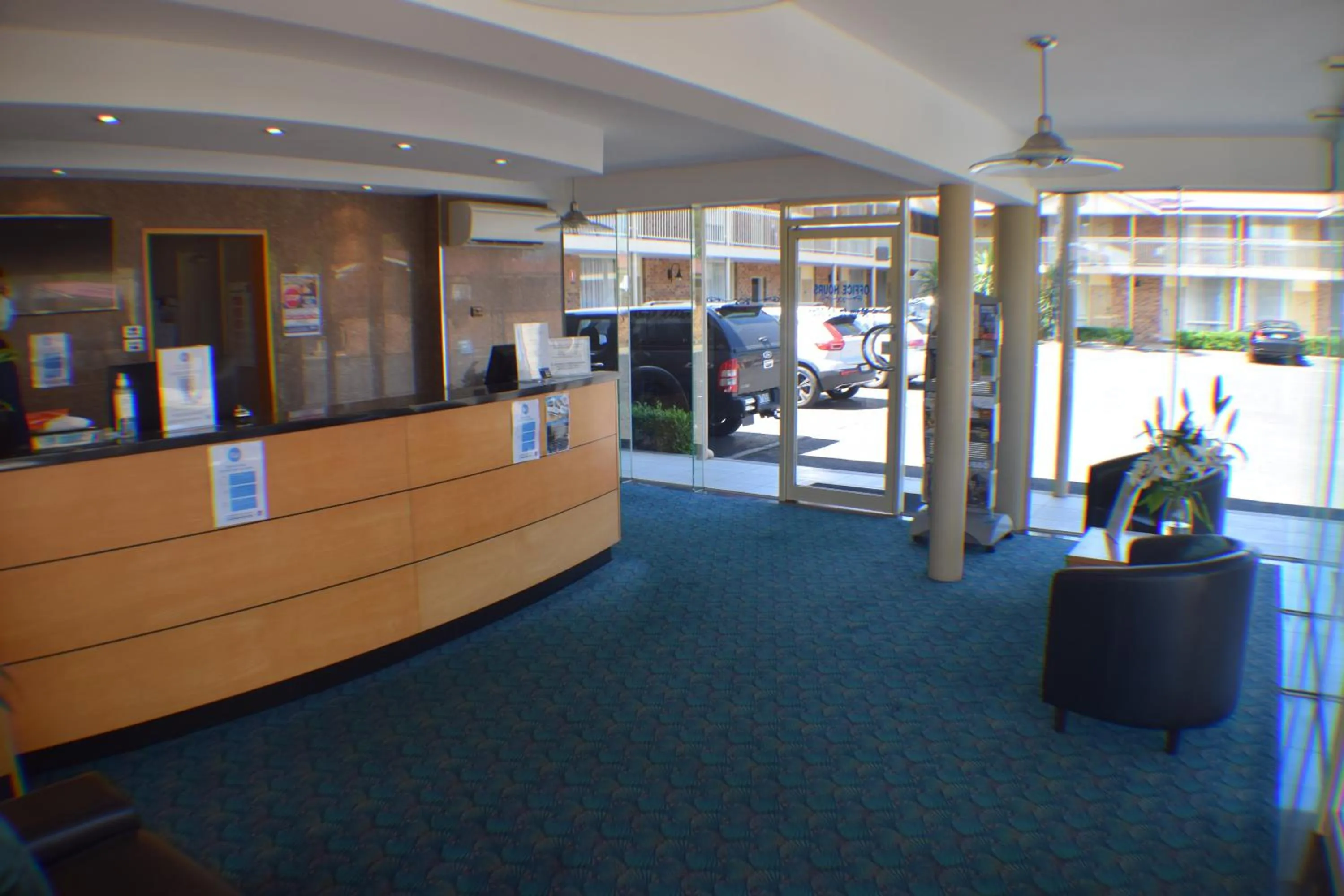 Lobby or reception in The Oxley Motel Dubbo