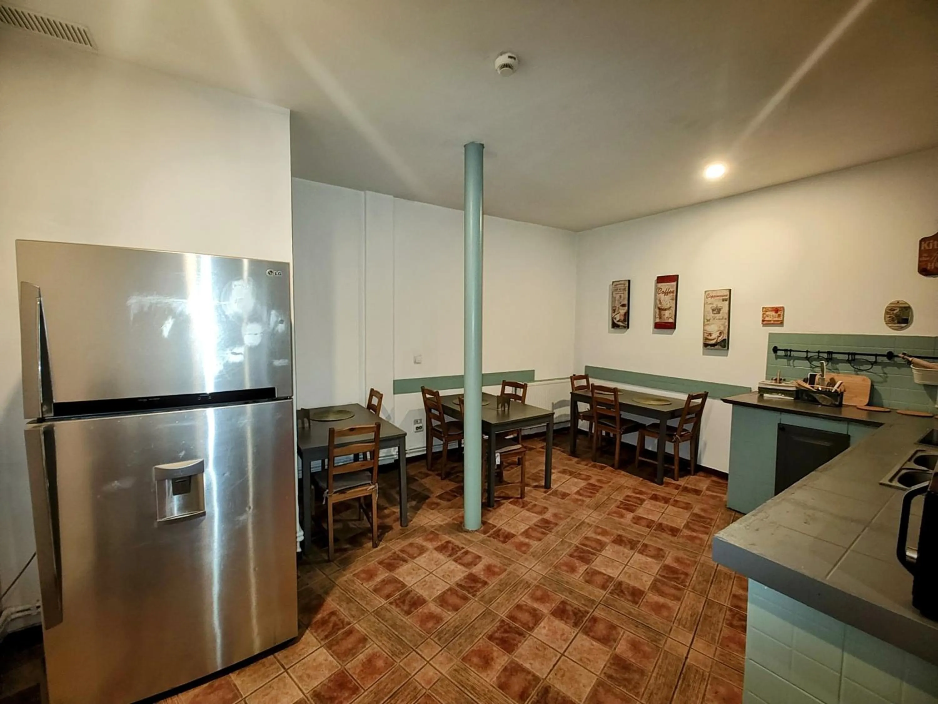 Kitchen or kitchenette in Antique Hostel