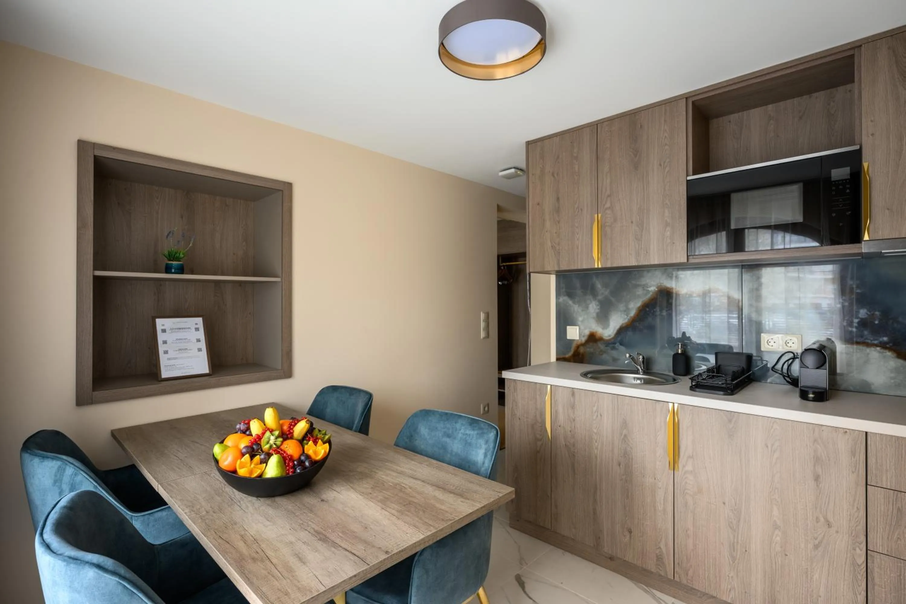 Kitchen or kitchenette in Kenese Bay Garden Resort & Conference