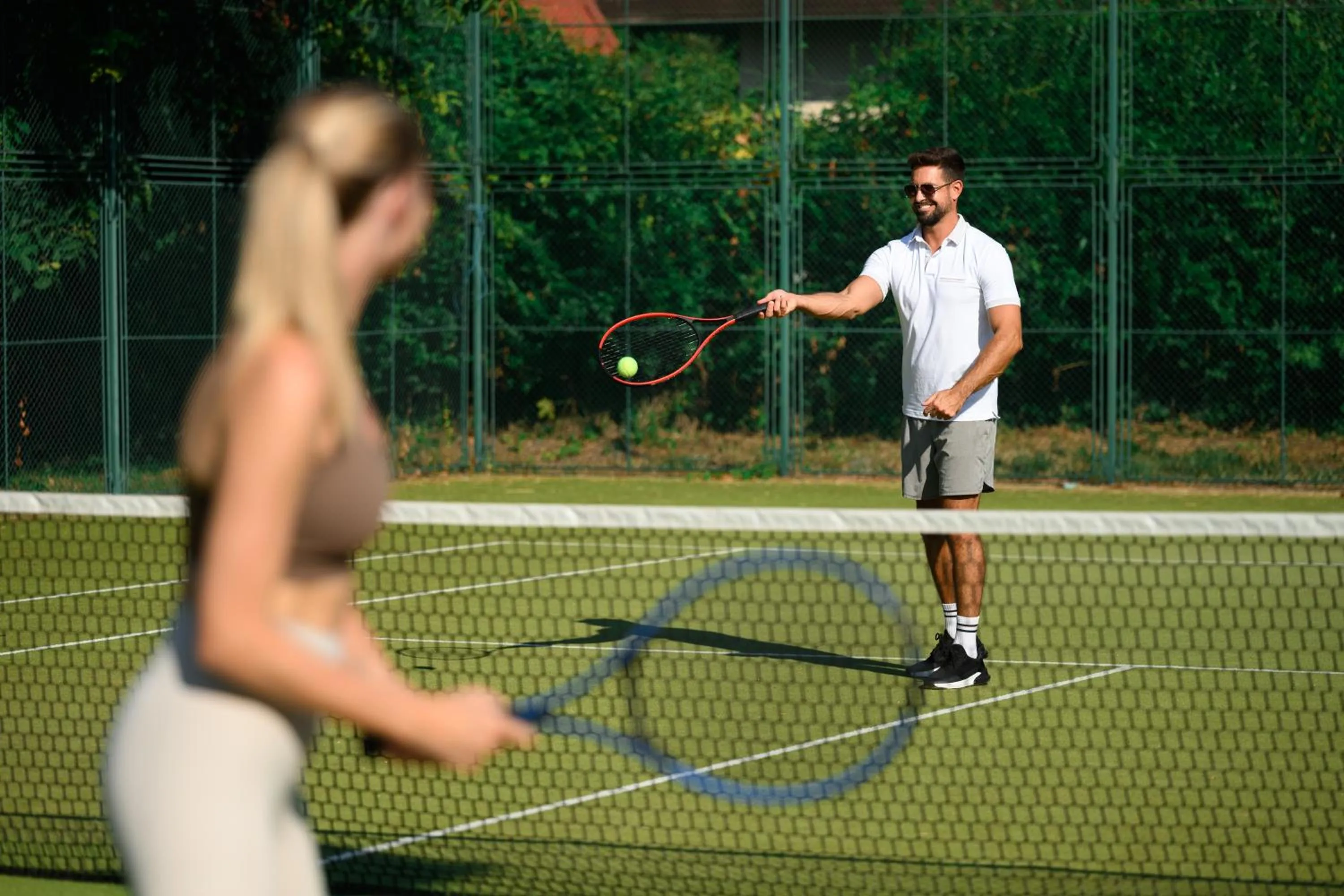 Tennis court in Kenese Bay Garden Resort & Conference