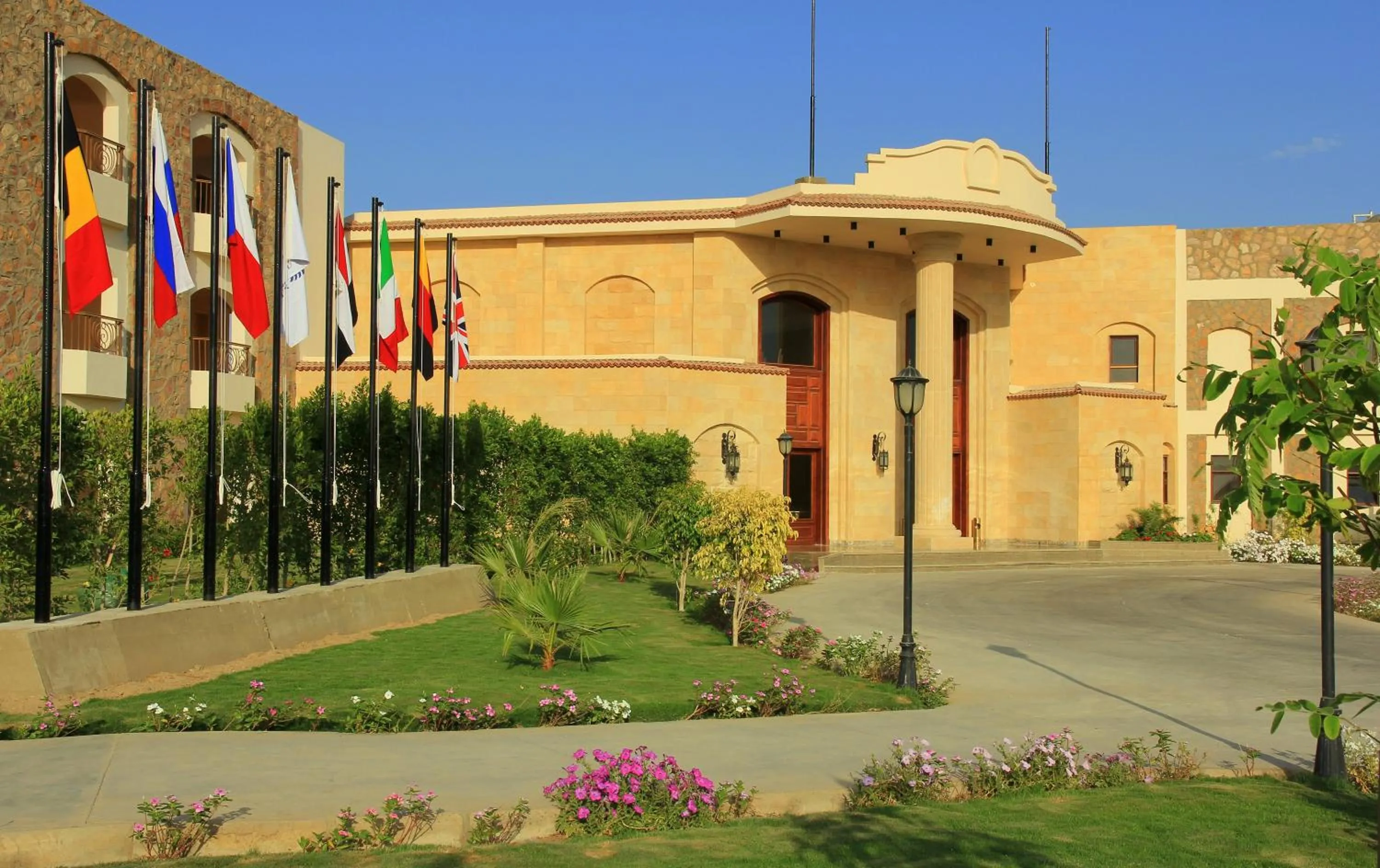 Facade/entrance in Royal Brayka Beach Resort