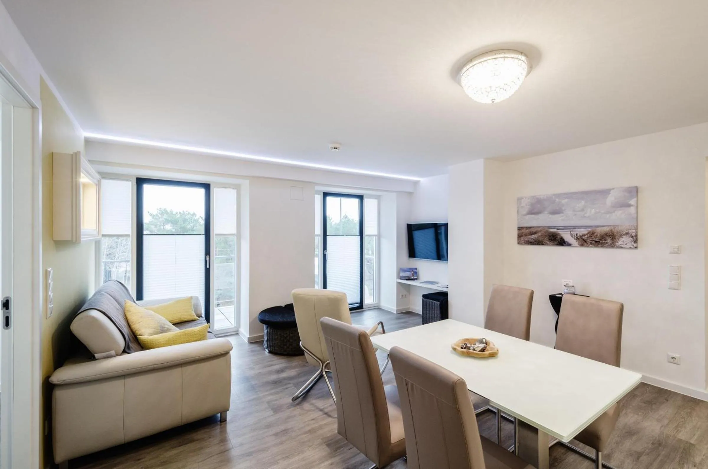 Prora - Apartment mit Meerblick und Strandkorb am Strand - Sanddüne