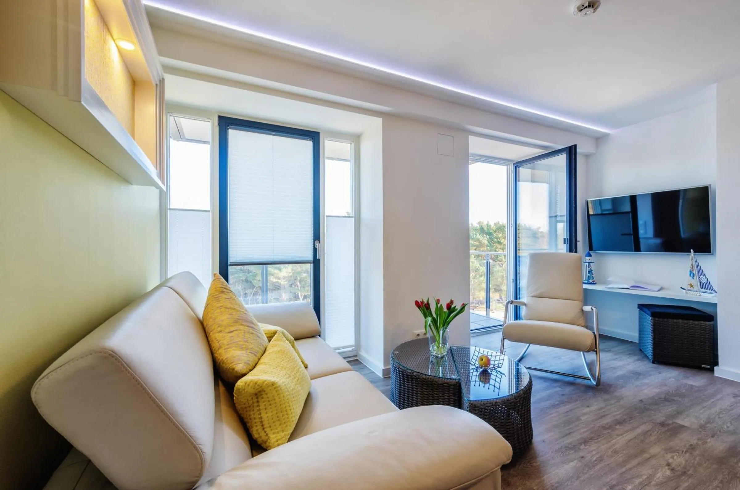 Prora - Apartment mit Meerblick und Strandkorb am Strand - Sanddüne