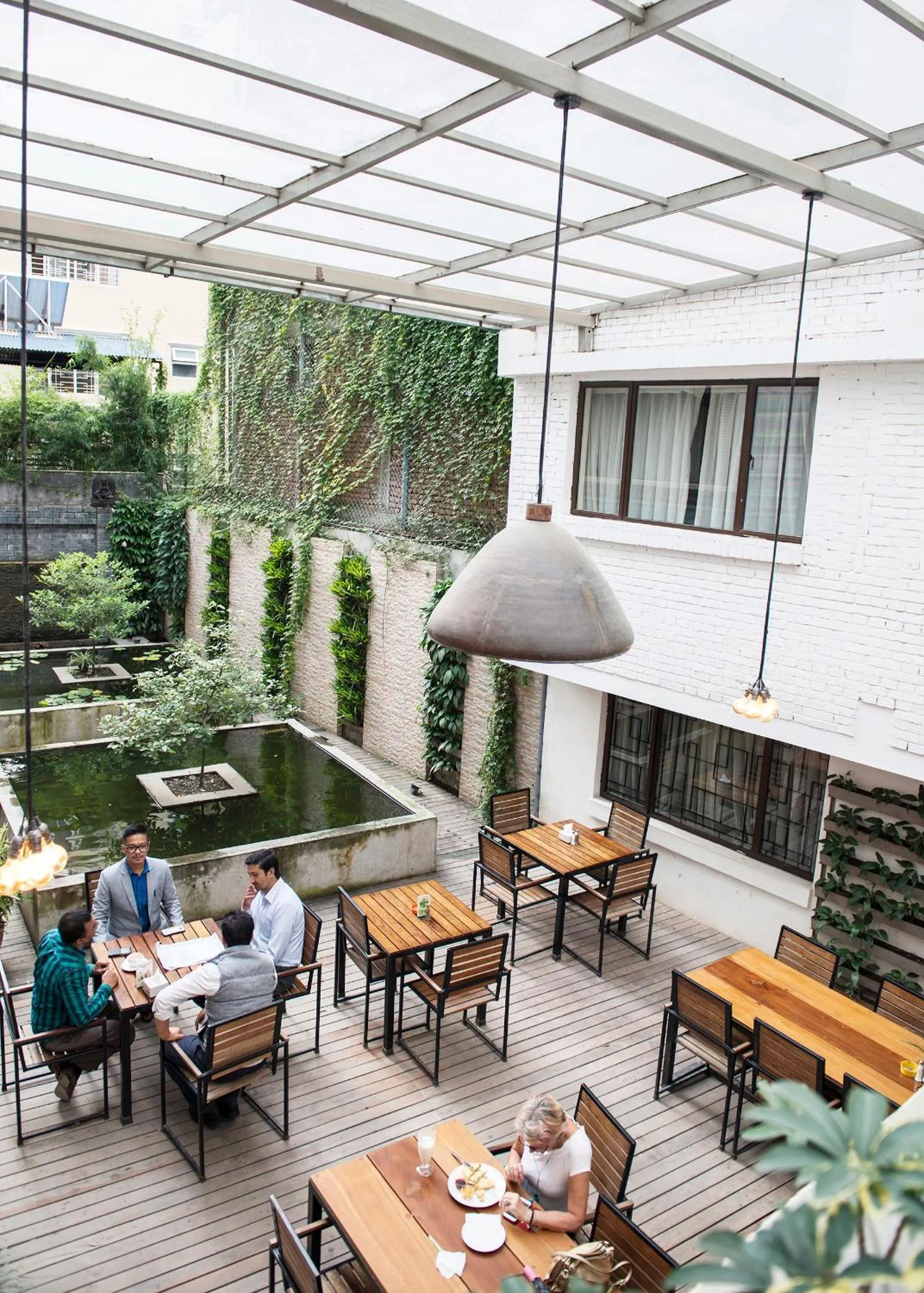 Garden in Potala Guest House
