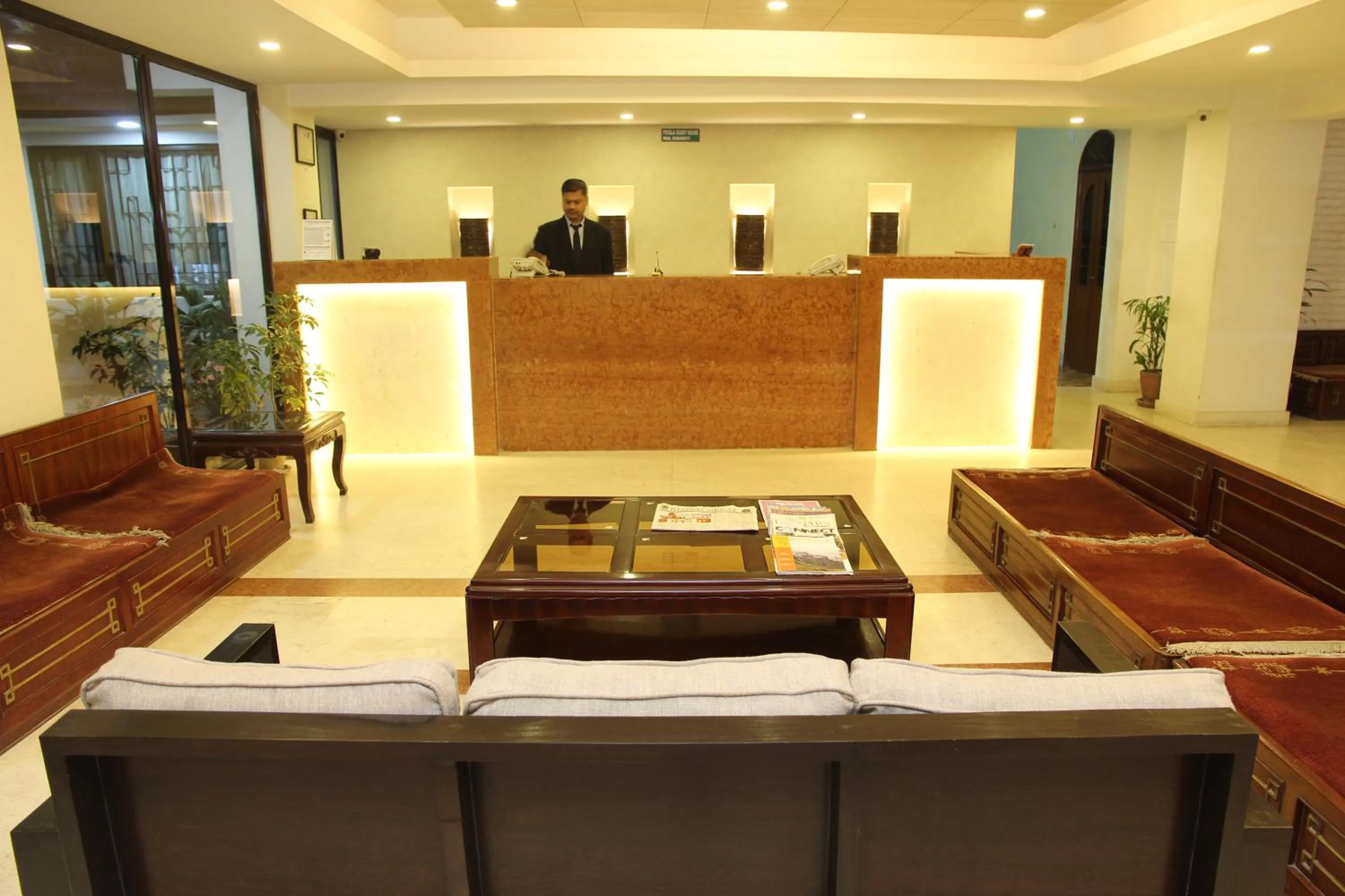 Lobby or reception in Potala Guest House