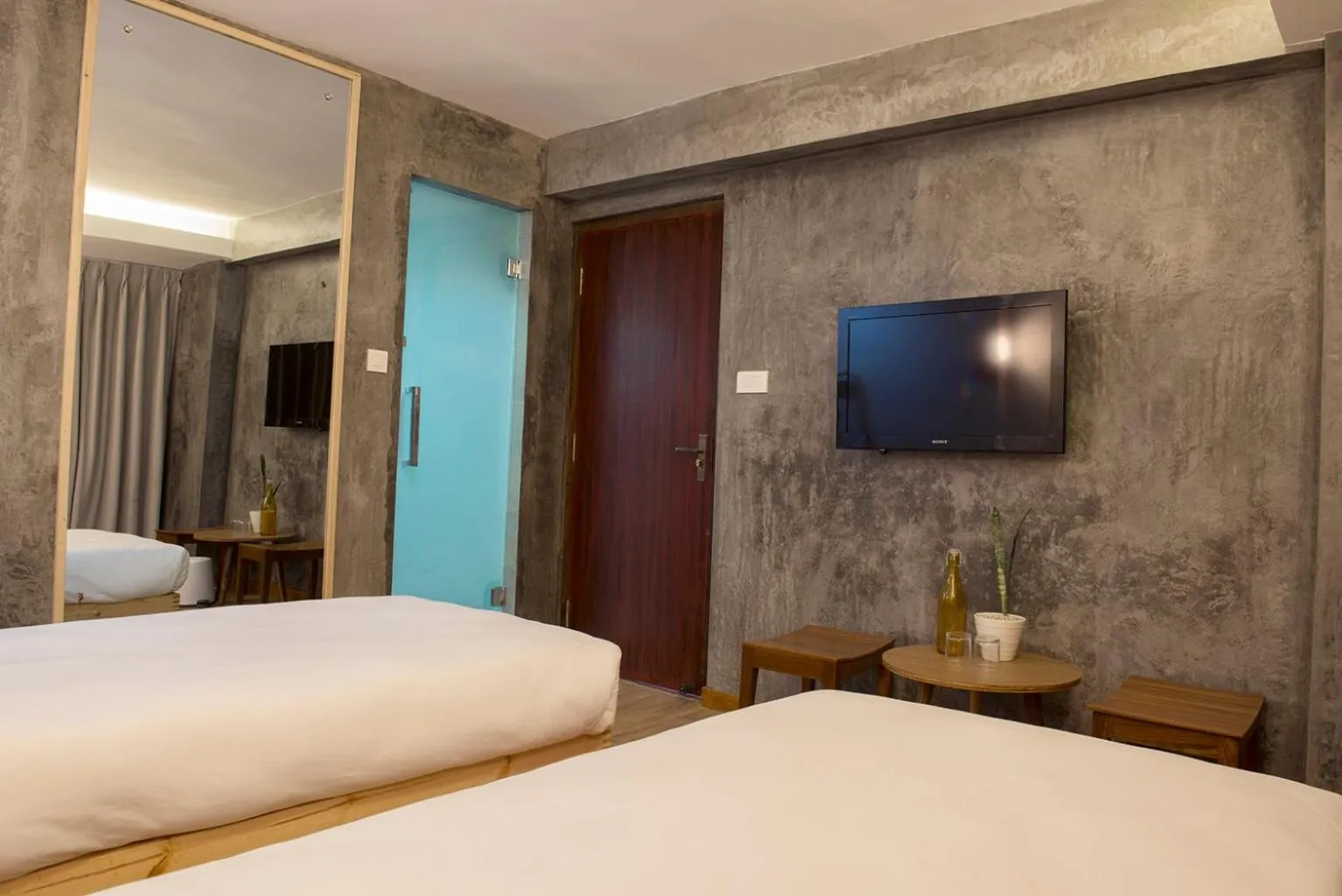 Bed in Potala Guest House