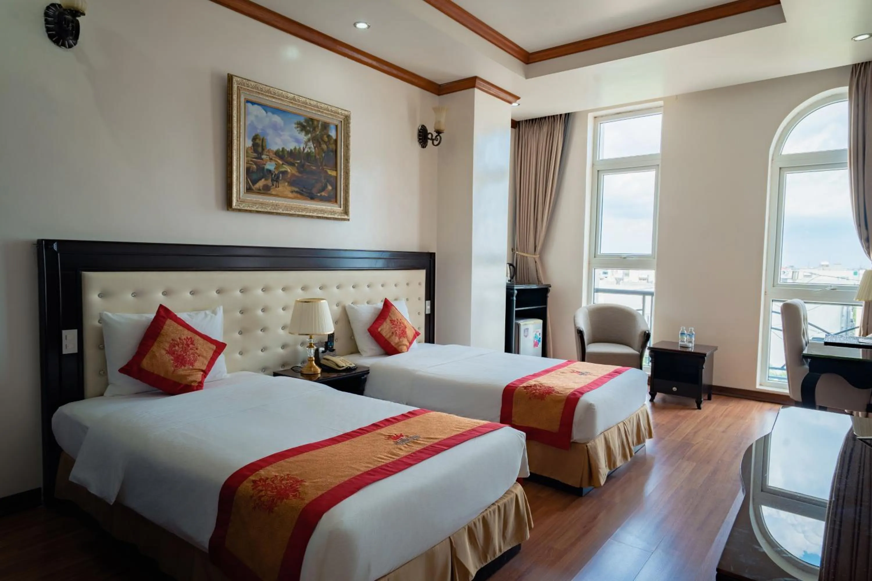 Bedroom, Bed in Phuong Anh Hotel 1 Hai Duong