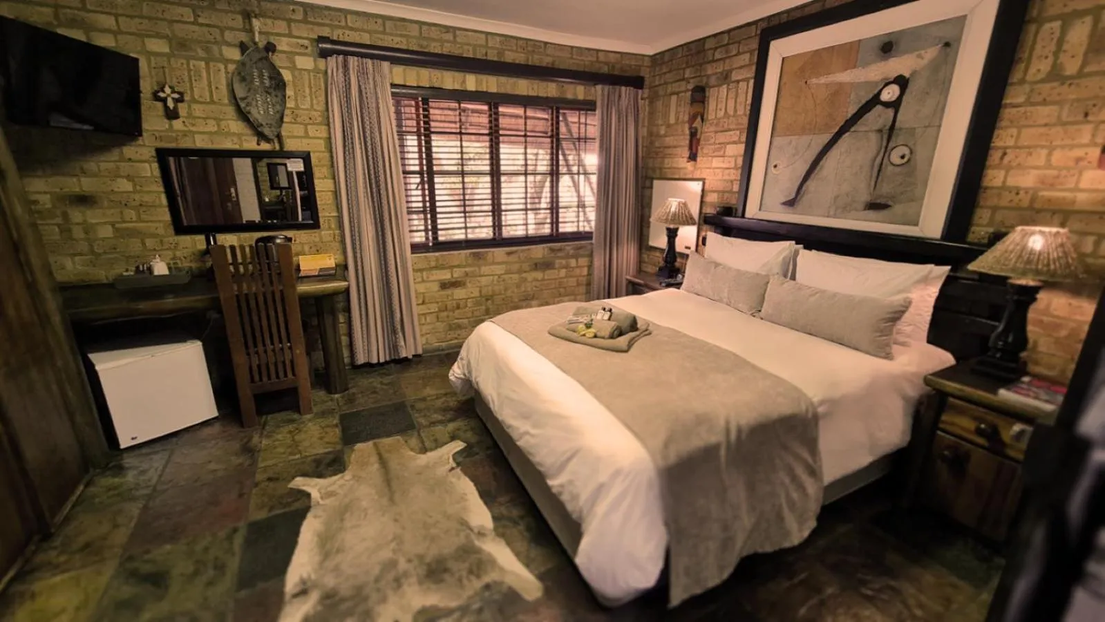 Bedroom, Bed in Klein Bosveld Guest House