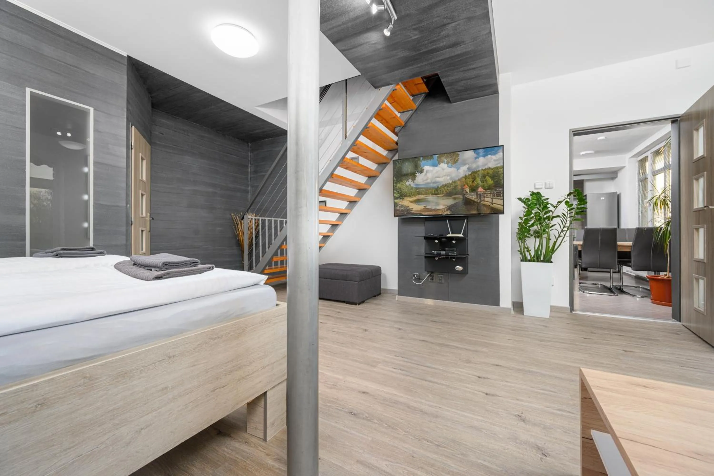 Bed in Apartmá SunGarden Liberec