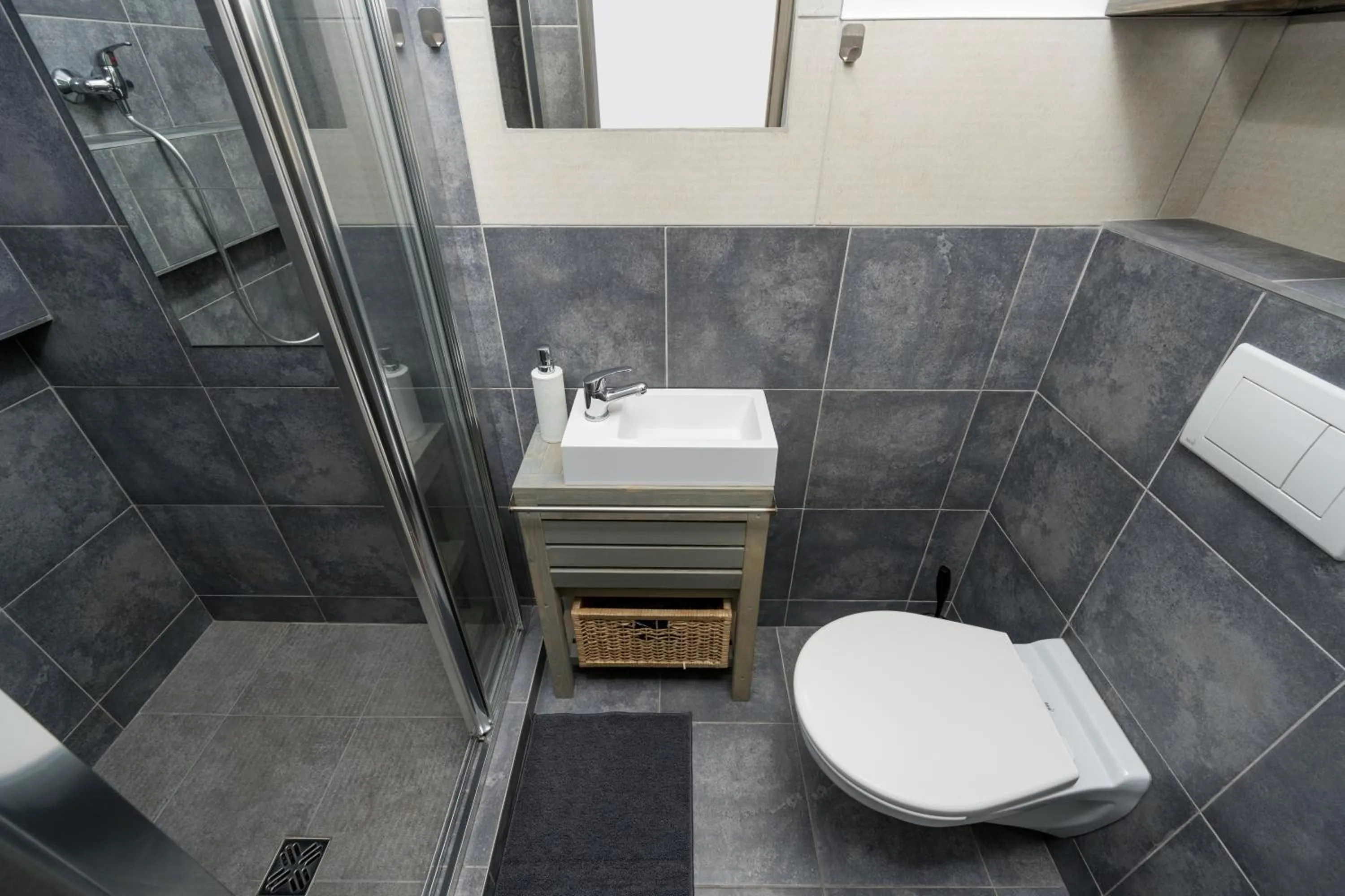 Shower in Apartmá SunGarden Liberec