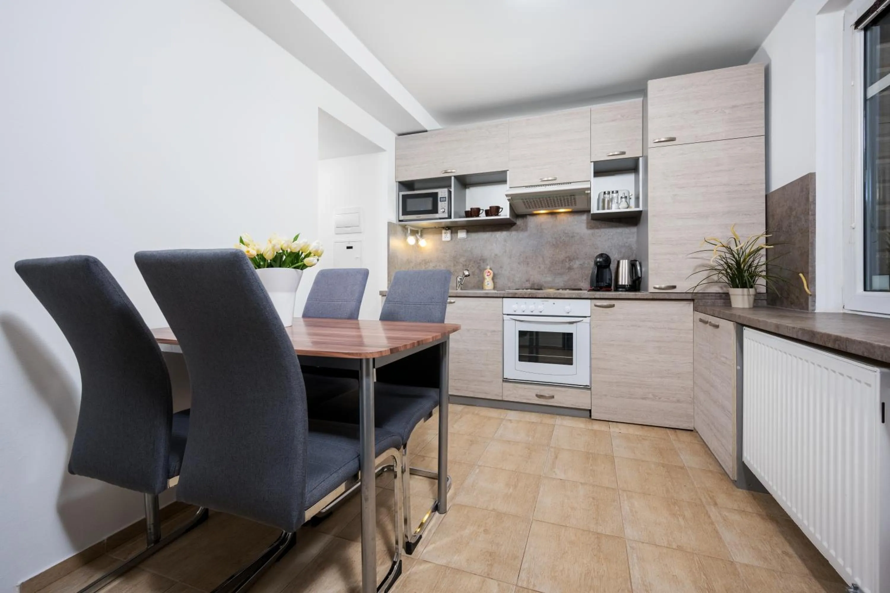 Kitchen or kitchenette in Apartmá SunGarden Liberec