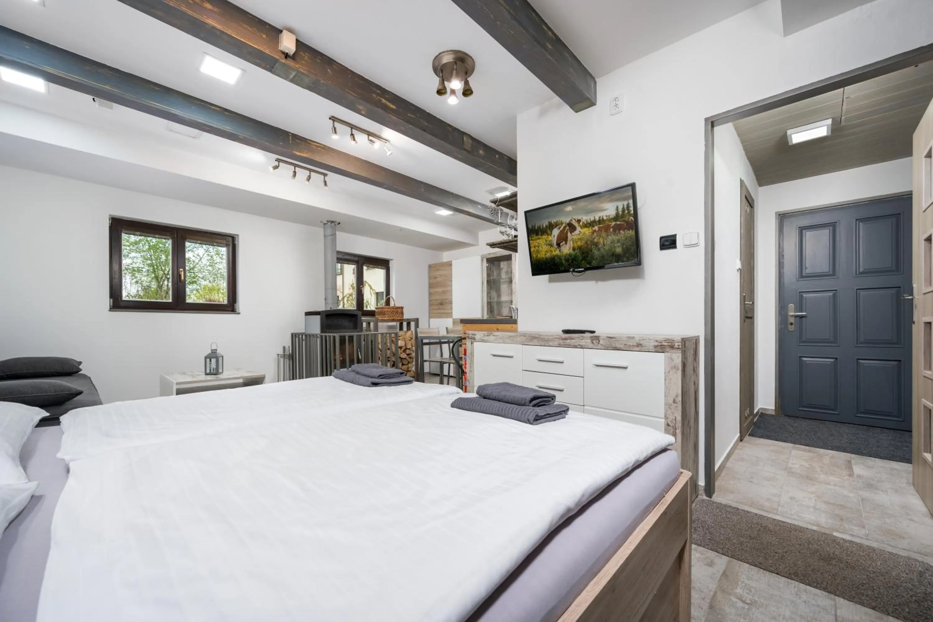 Bed in Apartmá SunGarden Liberec