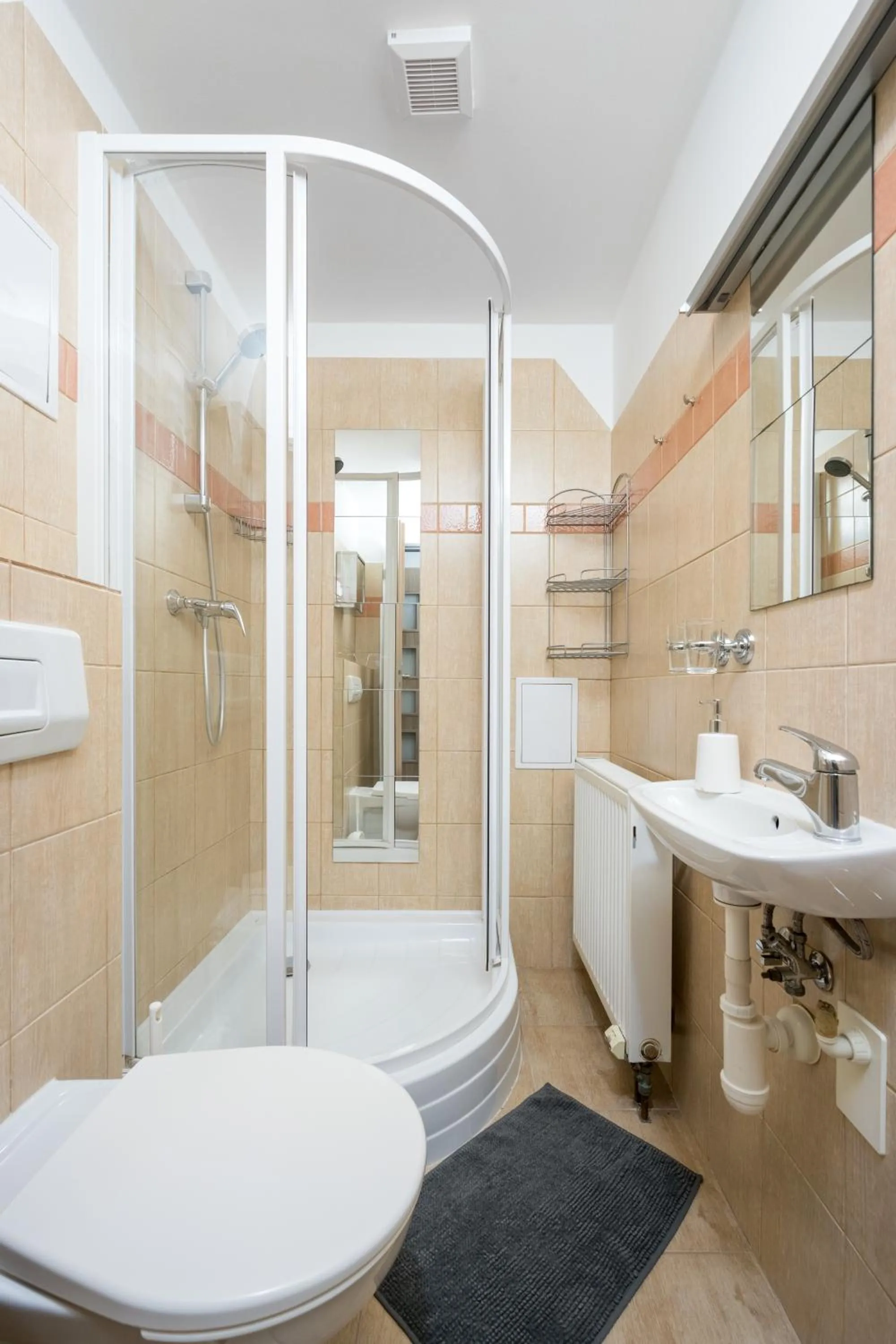 Shower in Apartmá SunGarden Liberec