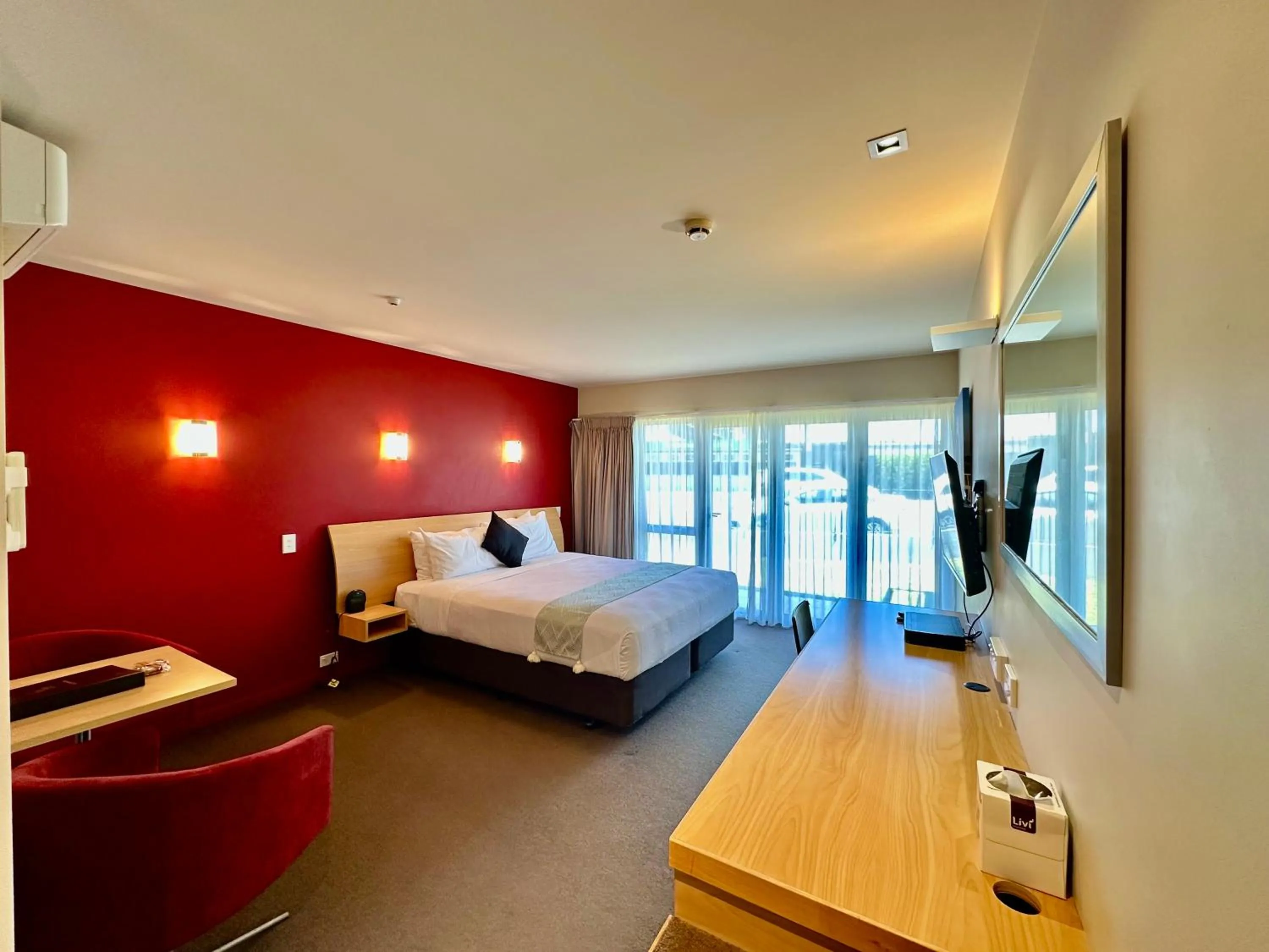 Bedroom, Bed in Park View Motor Lodge