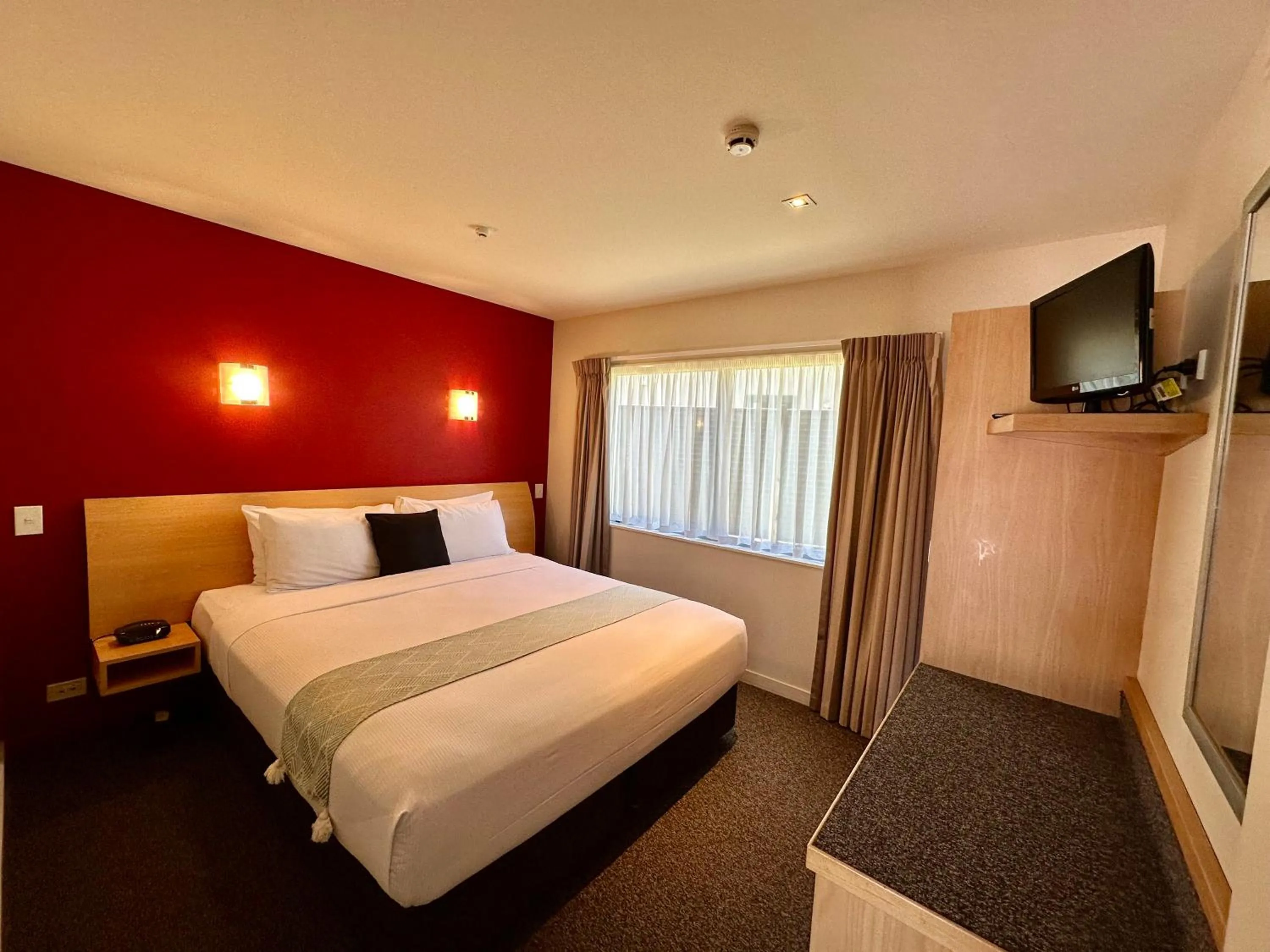 Bedroom, Bed in Park View Motor Lodge