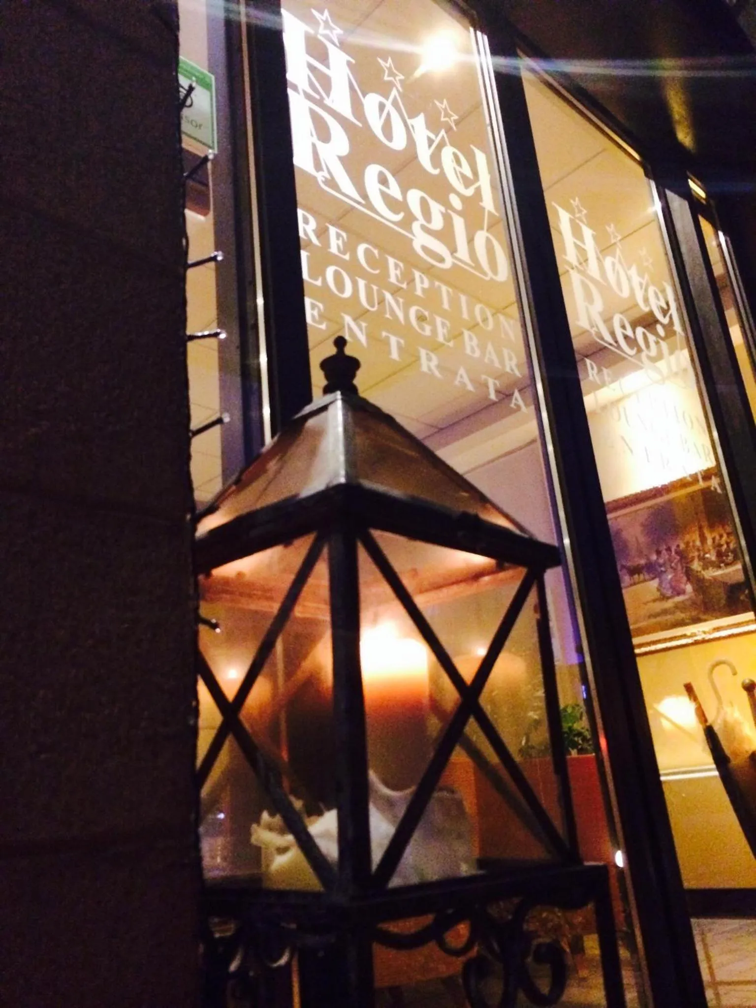 Decorative detail in Hotel Regio