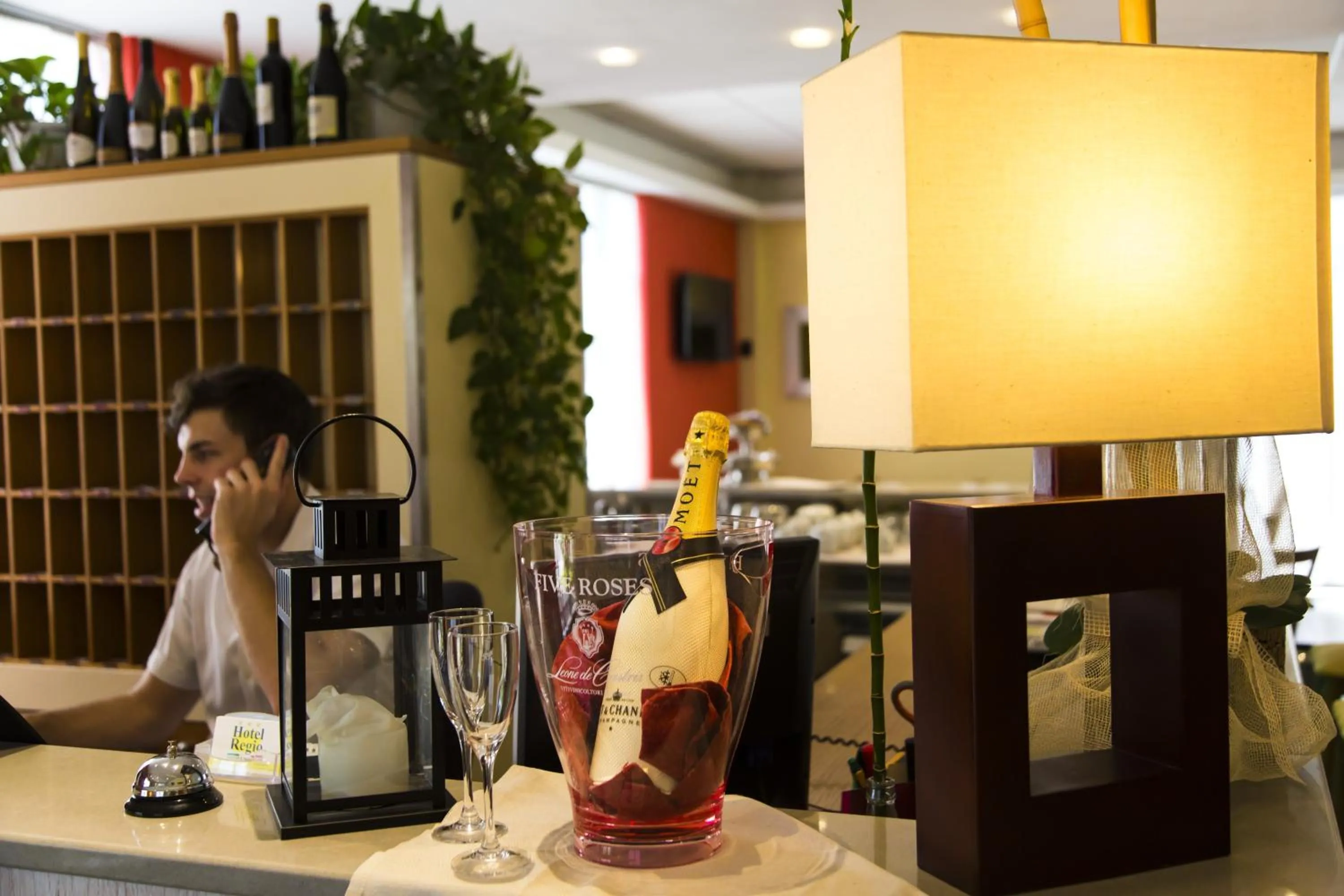 Lobby or reception in Hotel Regio