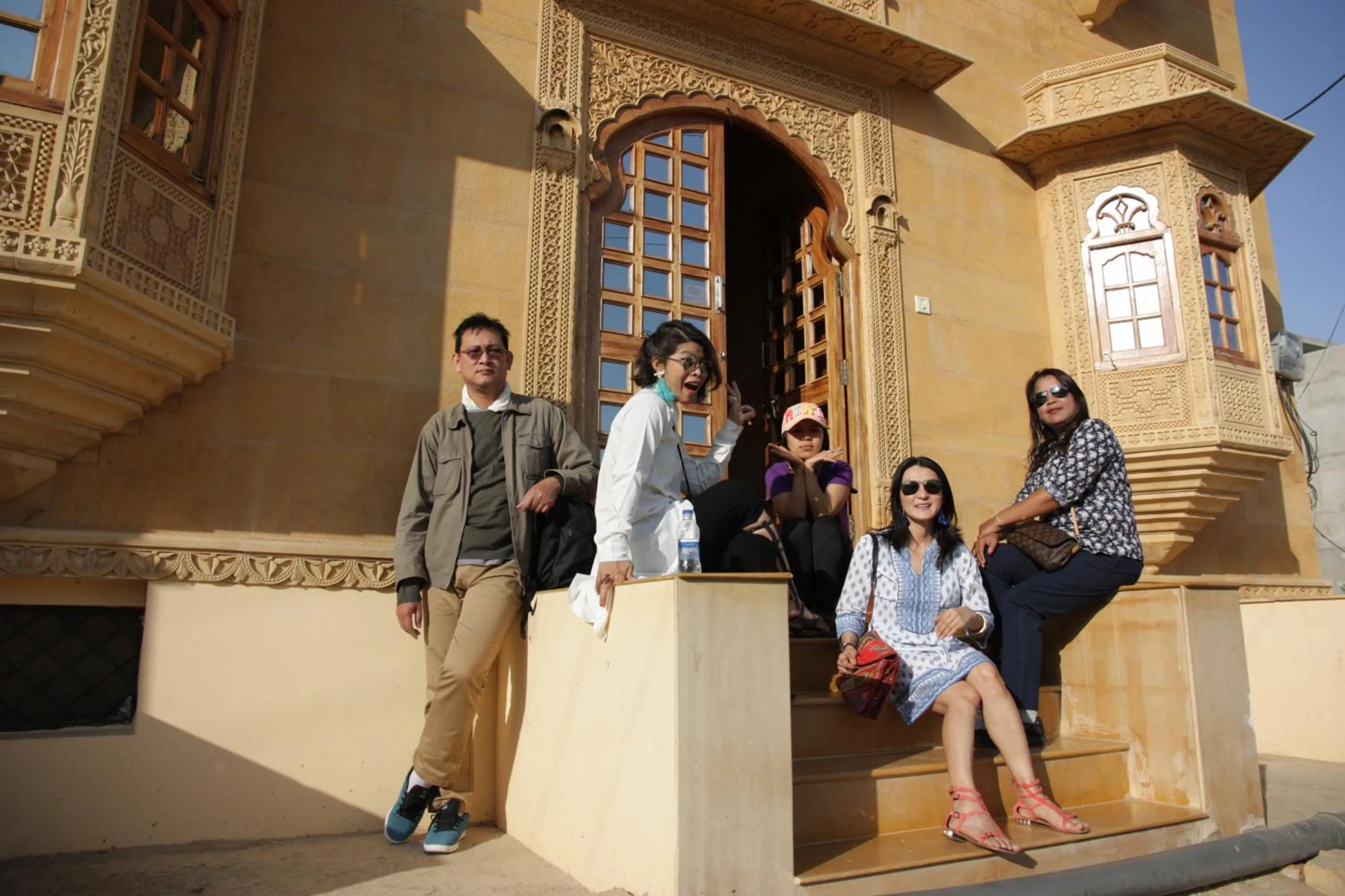 group of guests in Hotel Sanjay Villas