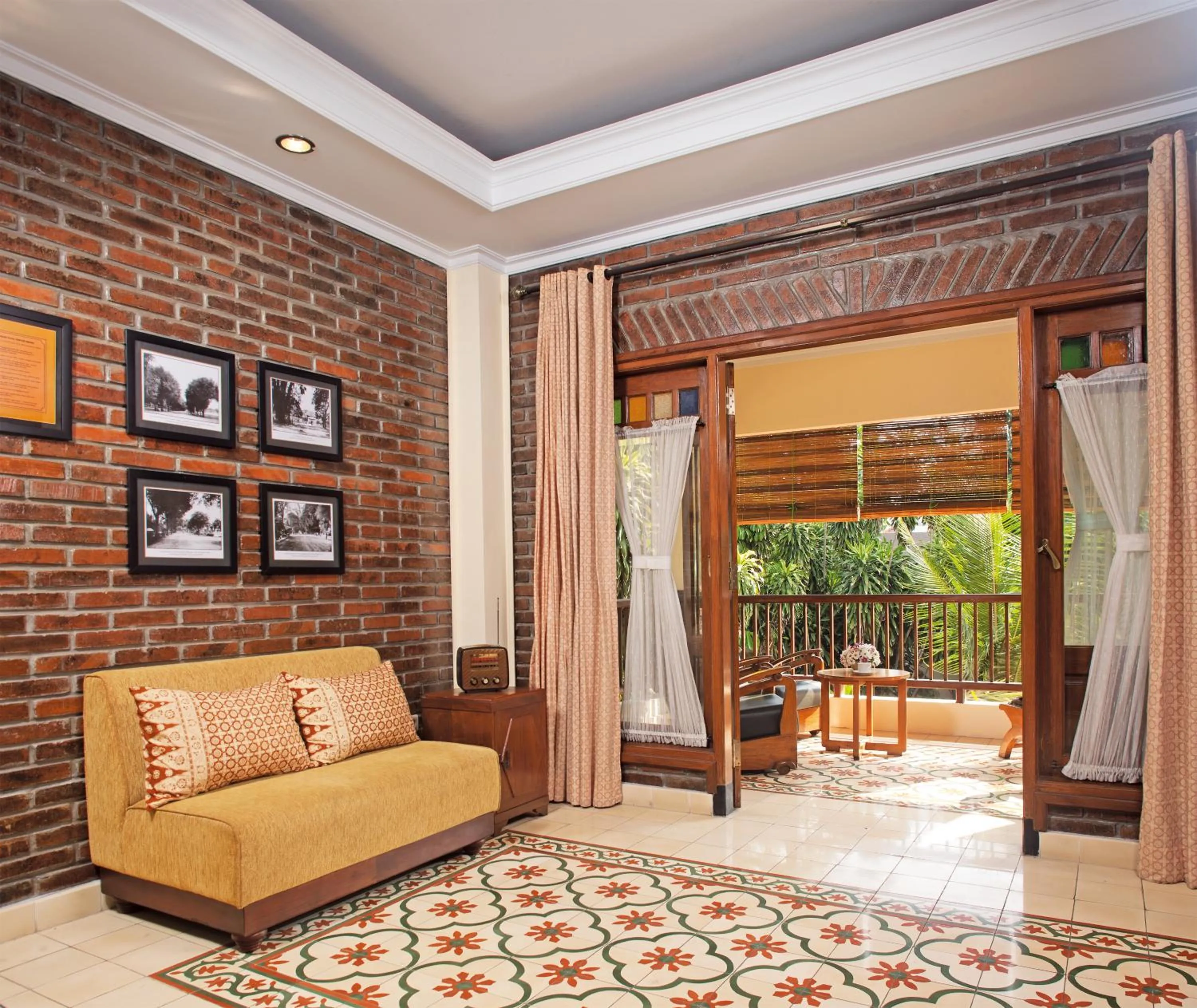 Seating area in Duta Boutique Villa