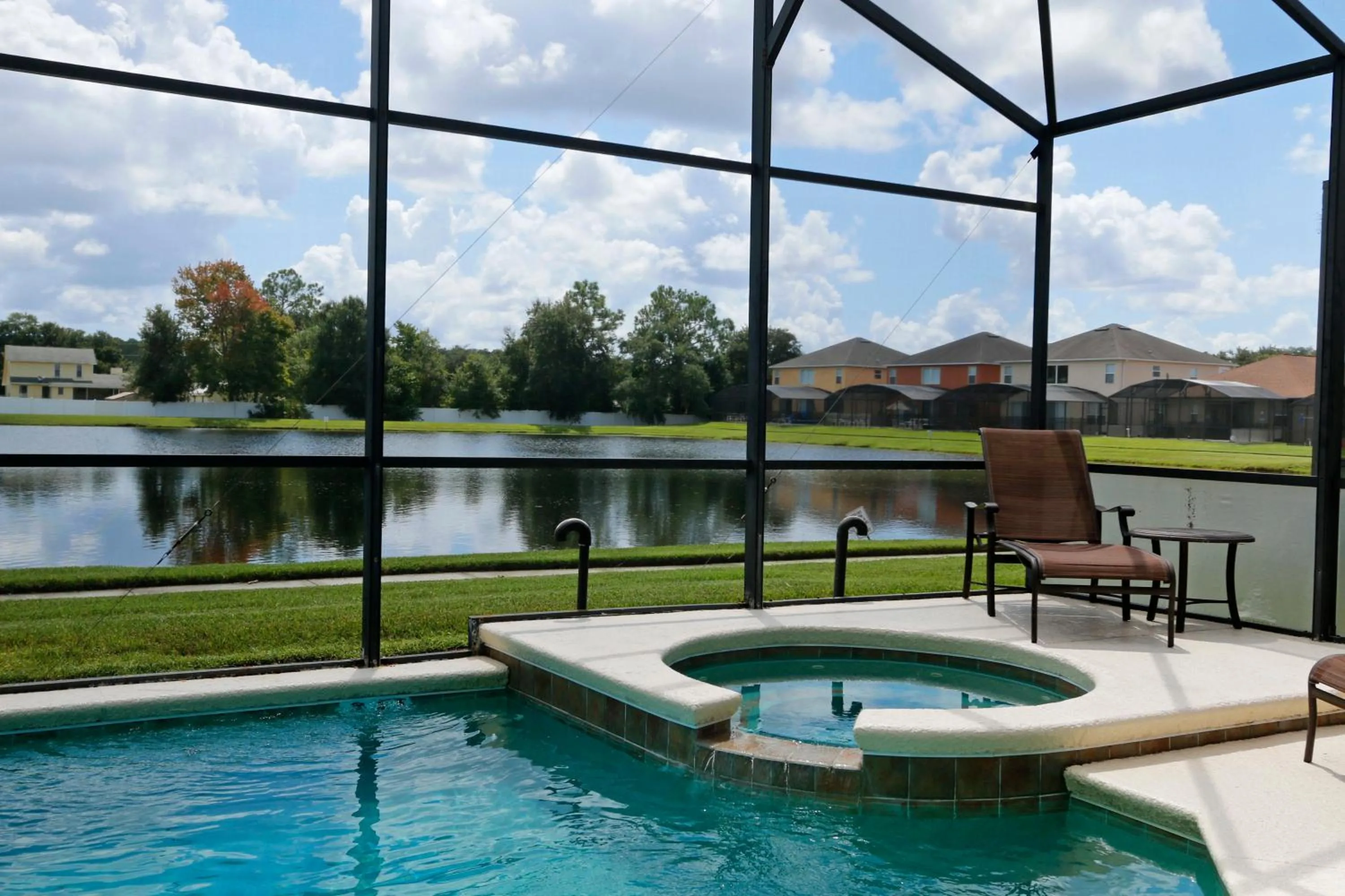 Patio in Seasons Villa 6 bedrooms, 4 masters and water view