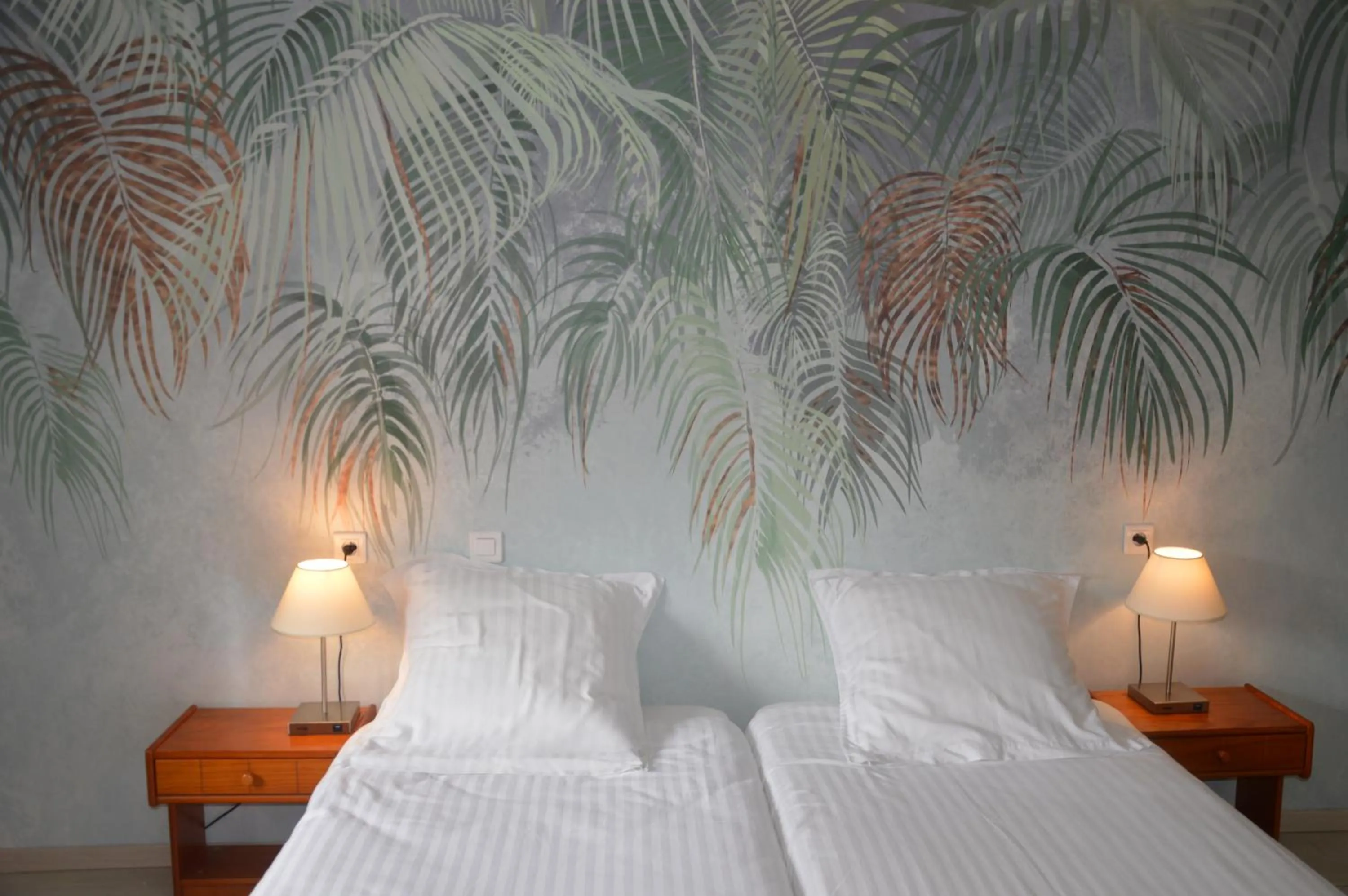 Bed in Chambres d'hôtes La Trottelée