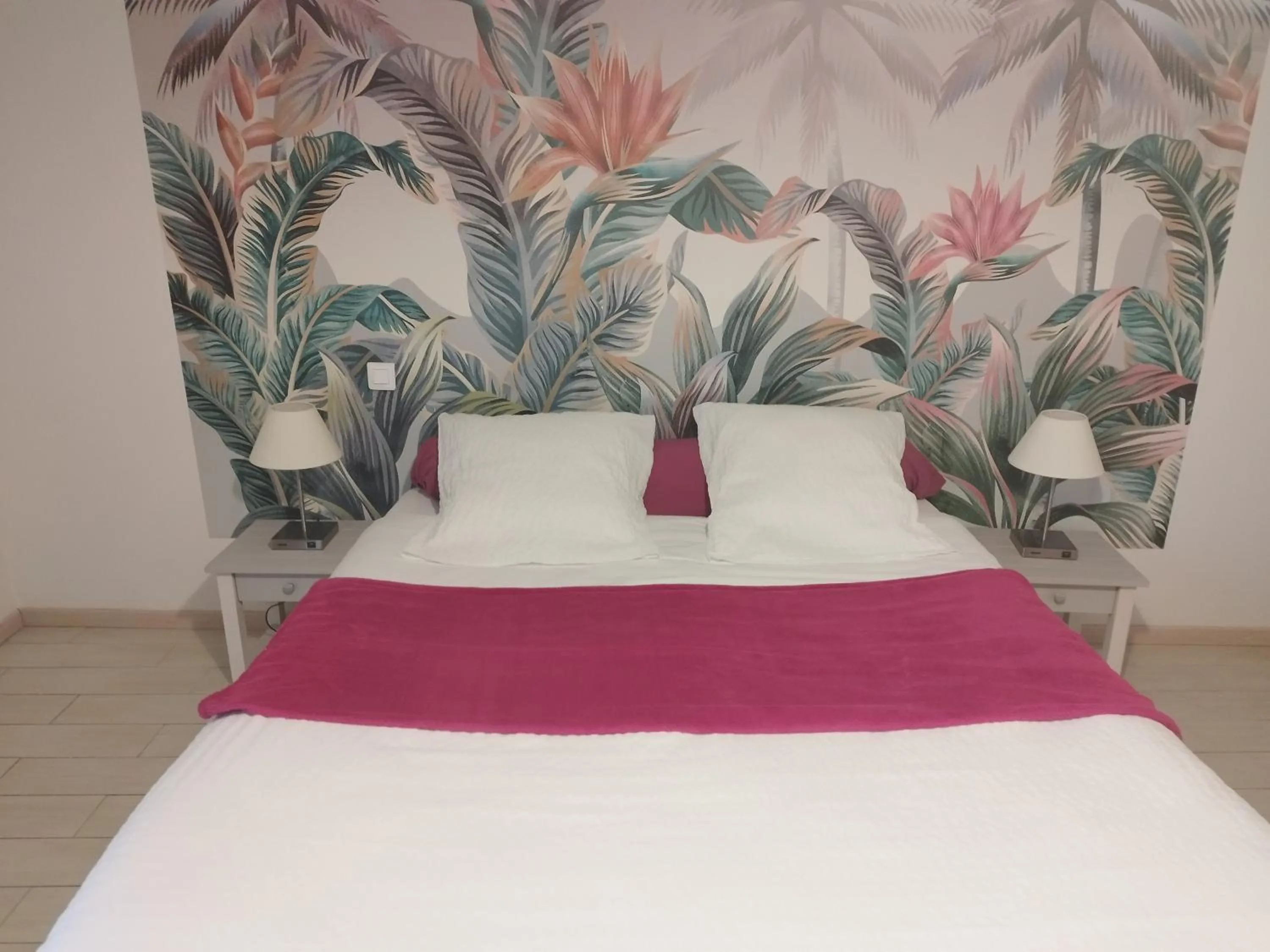 Bed in Chambres et table d'hôtes La Trottelée