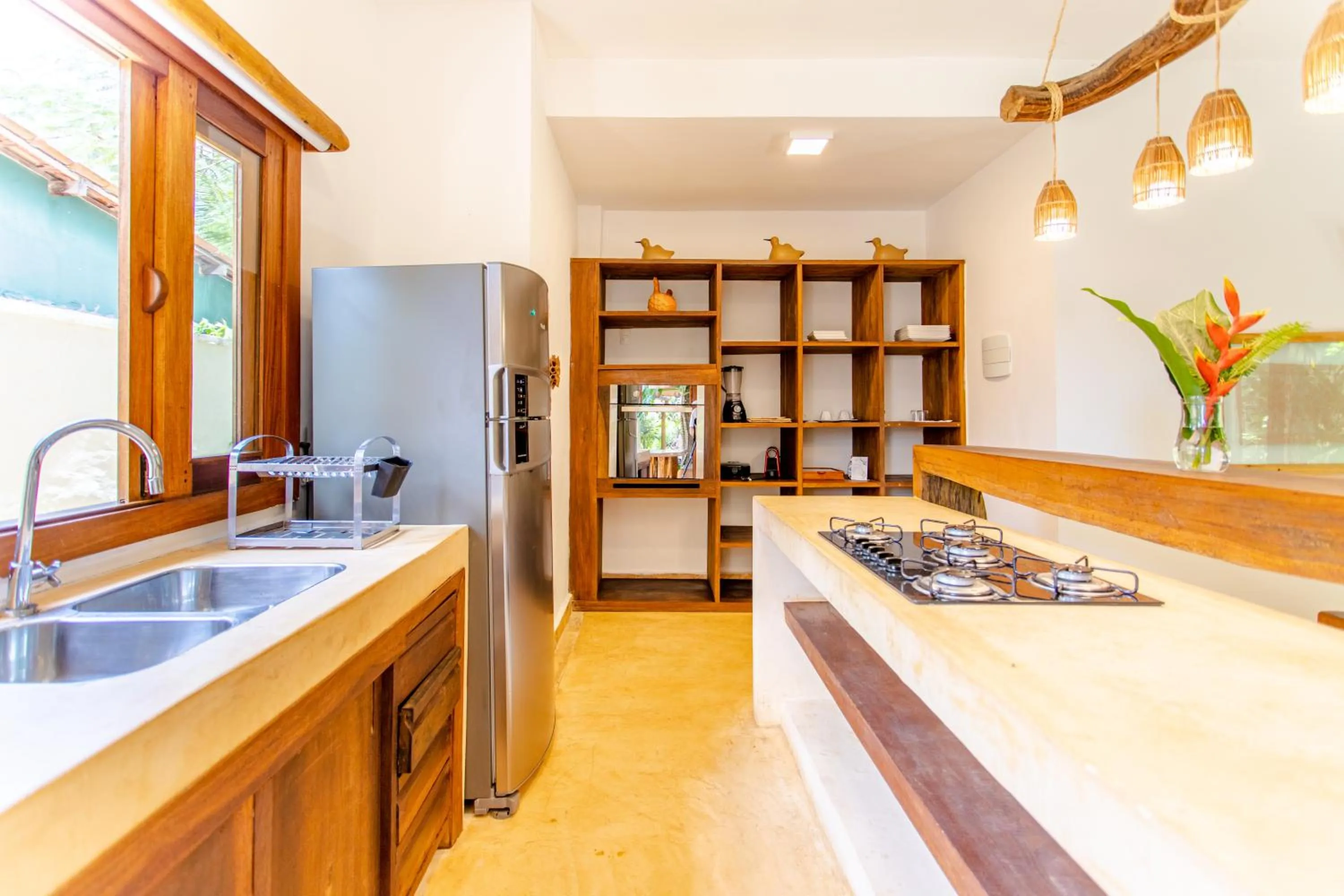 Kitchen or kitchenette in CasaLô Hotel