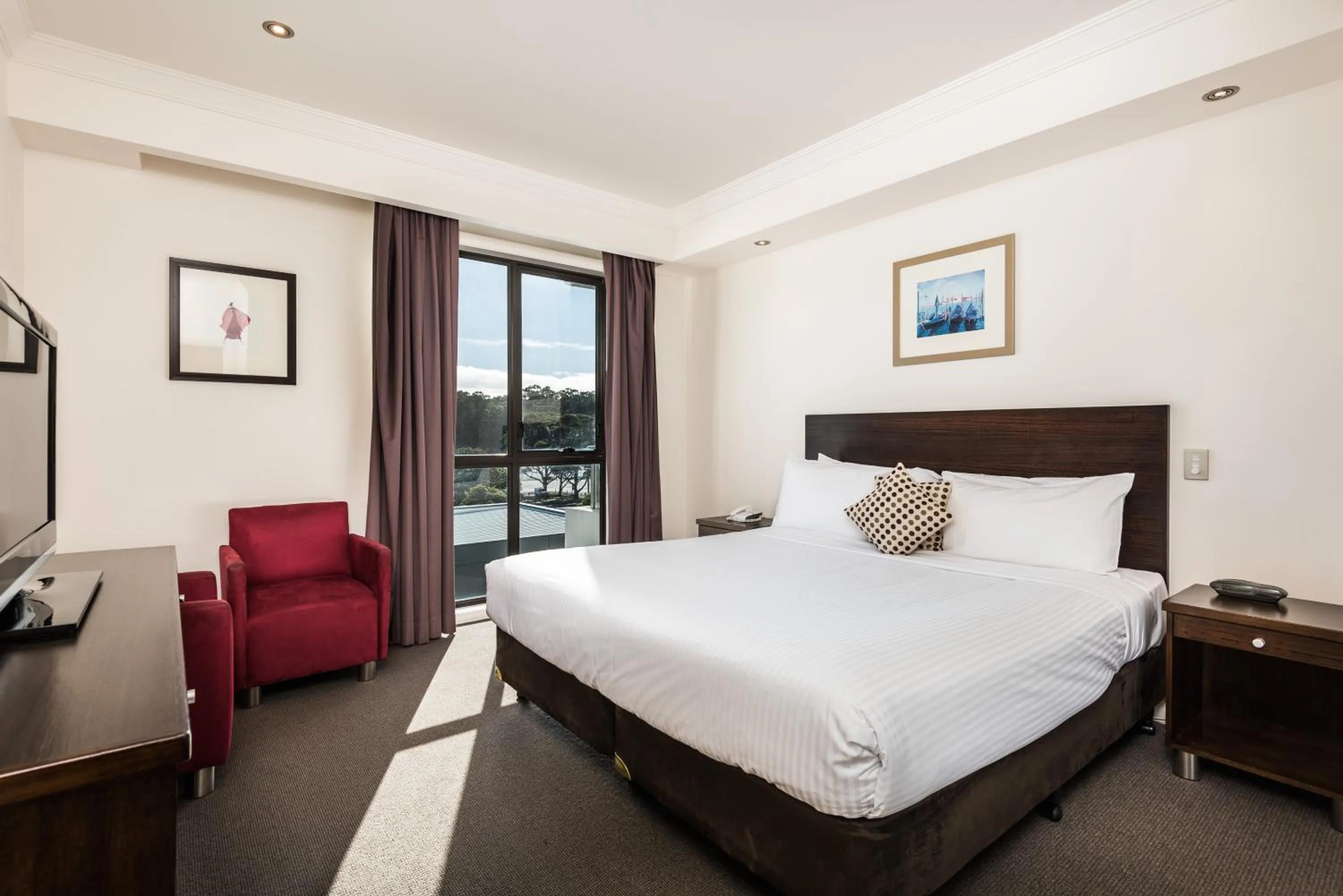 Bed in The Esplanade Resort And Spa