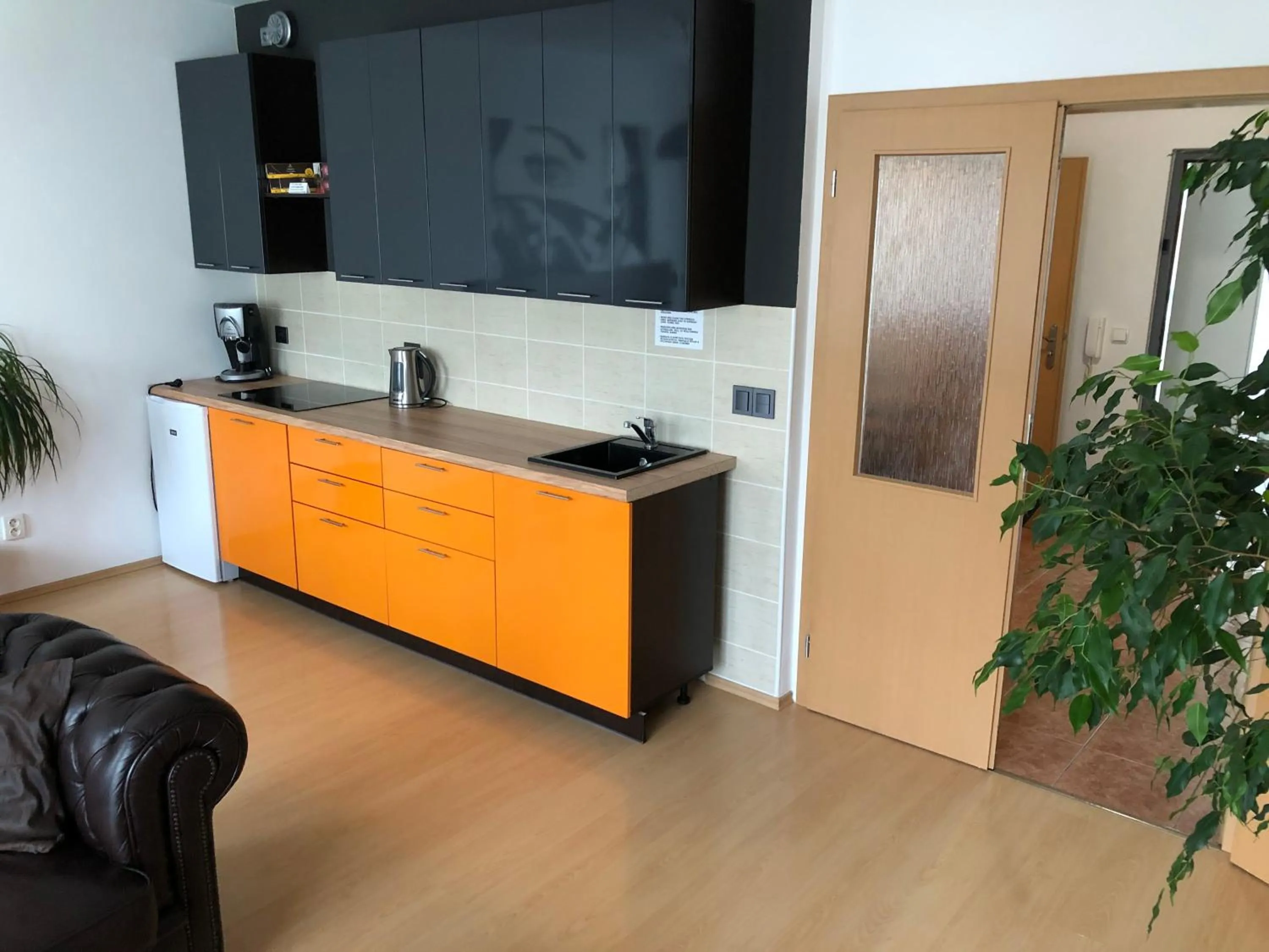 Coffee/tea facilities in Richie Apartment near Aquapark