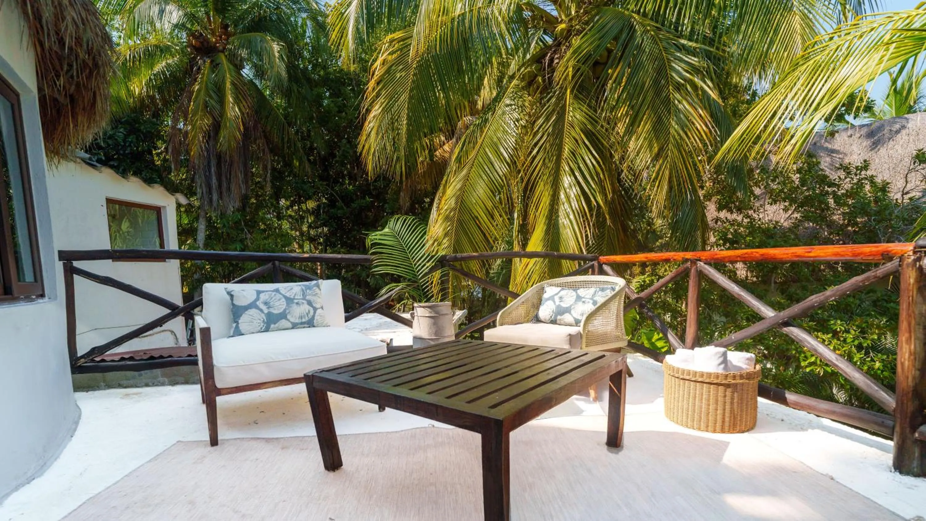 Balcony/Terrace in Azulea Bacalar Hotel & Spa - Lagoon Front