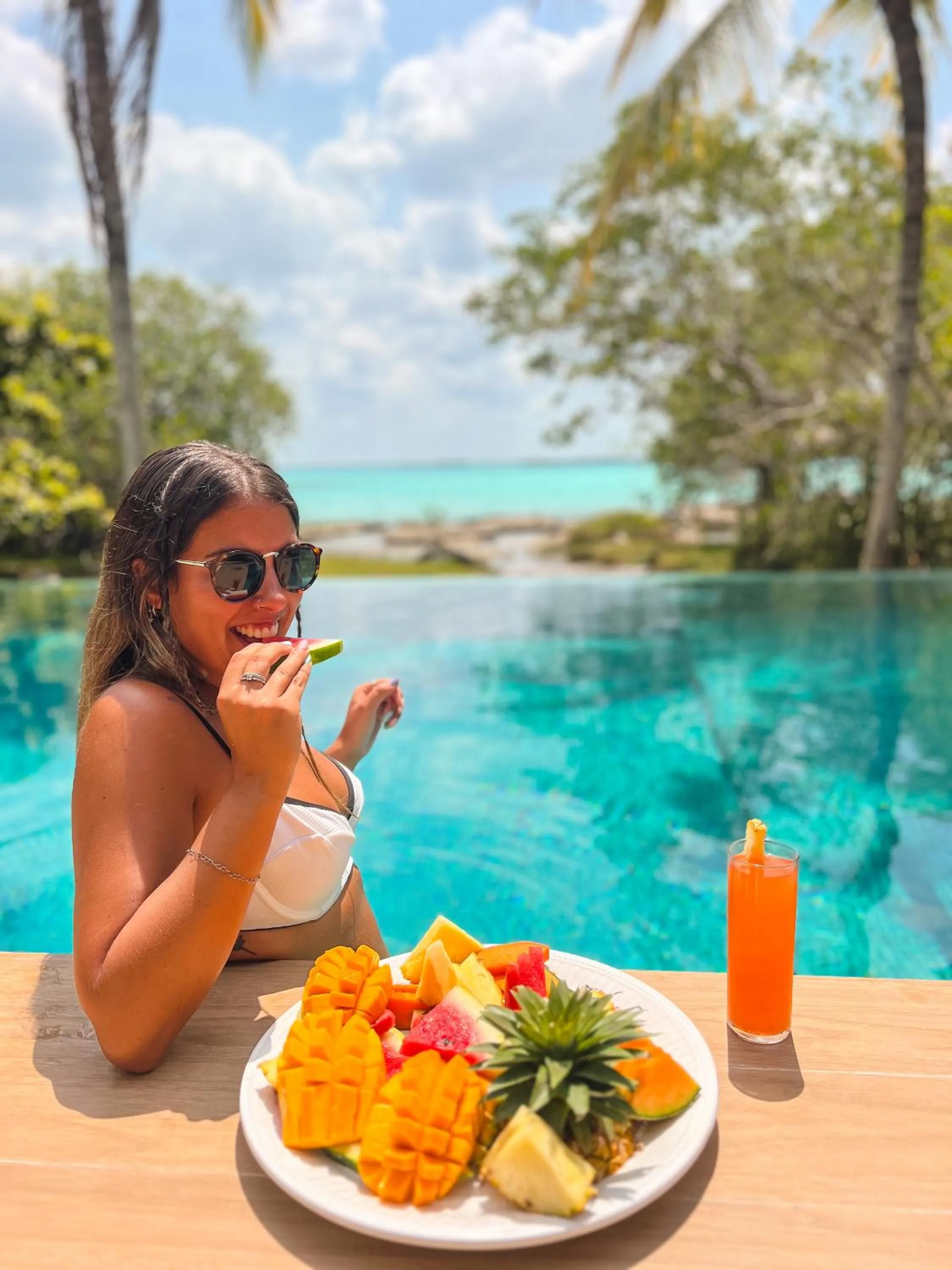 Swimming pool in Azulea Bacalar Hotel & Spa - Lagoon Front