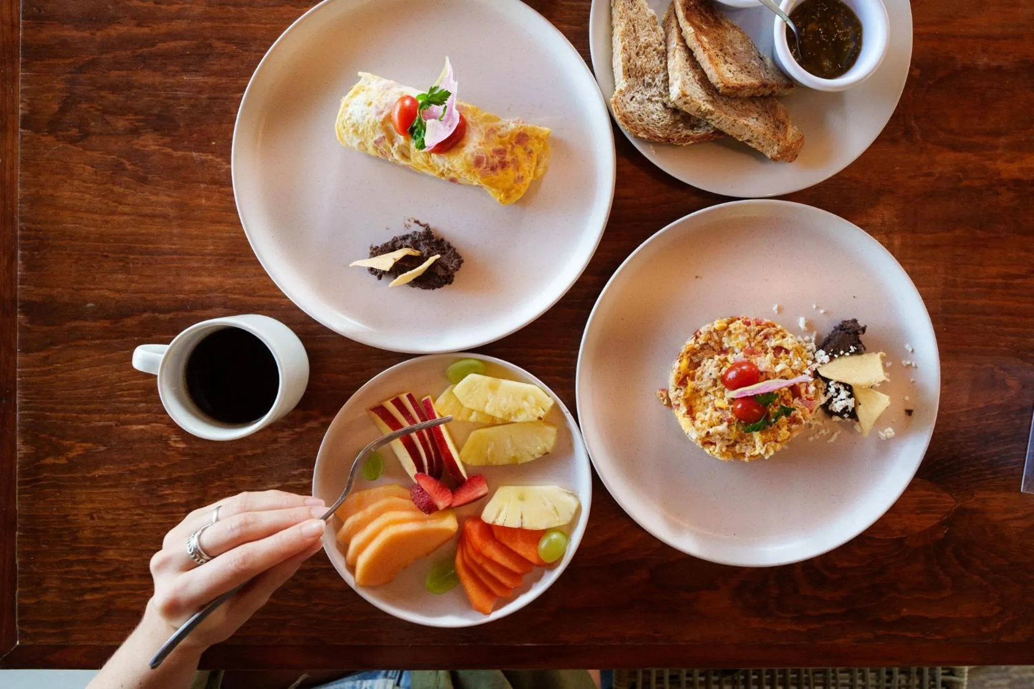 Breakfast in Azulea Bacalar Hotel & Spa - Lagoon Front