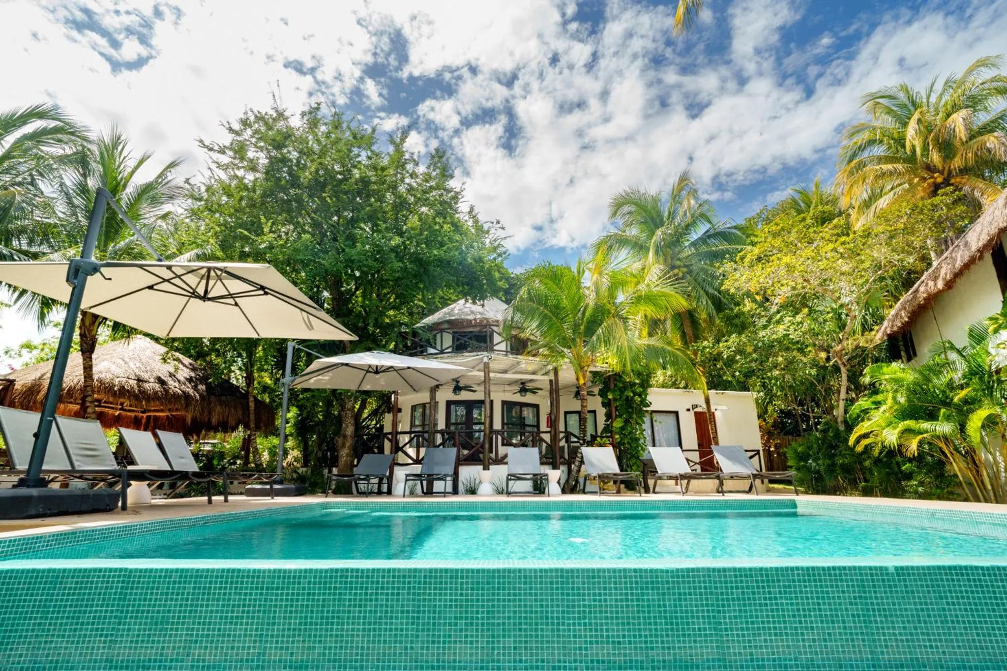 Swimming pool in Azulea Bacalar Hotel & Spa - Lagoon Front